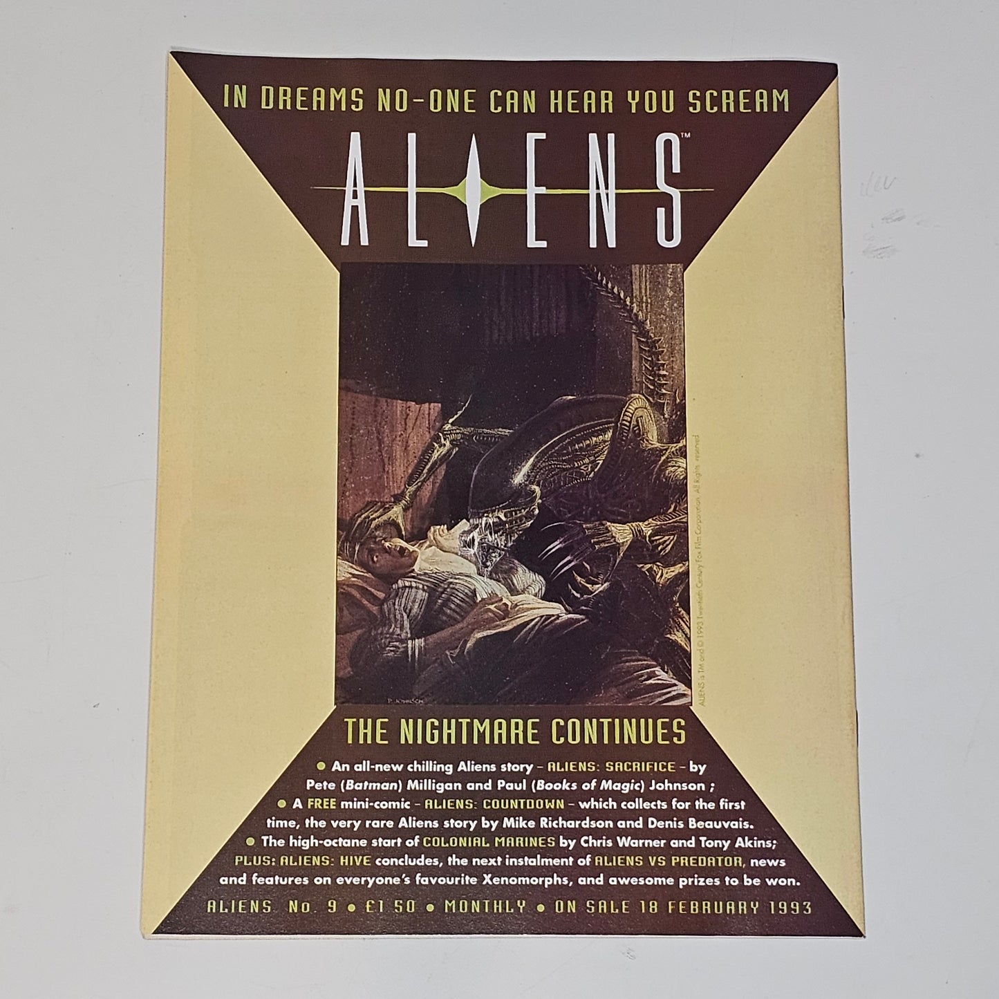 2000 AD Nr 823 1993 #FN# (Brittisk)