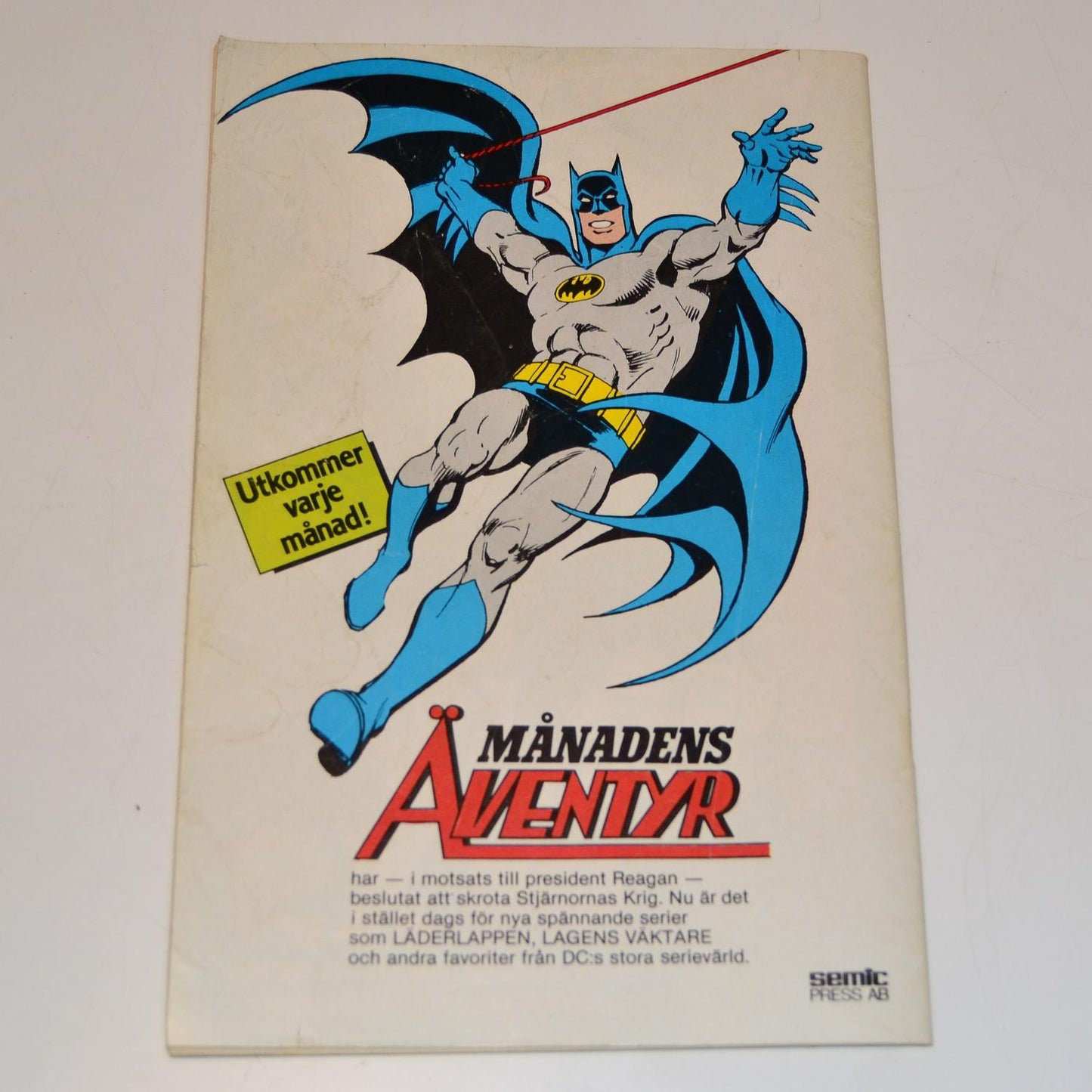 Seriemagasinet Nr 8 1988 #VG#