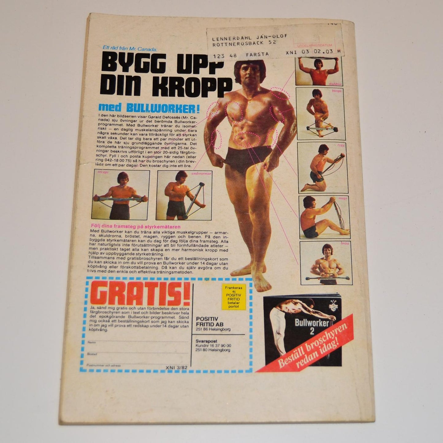 Agent X9 Nr 3 1982 #VG#