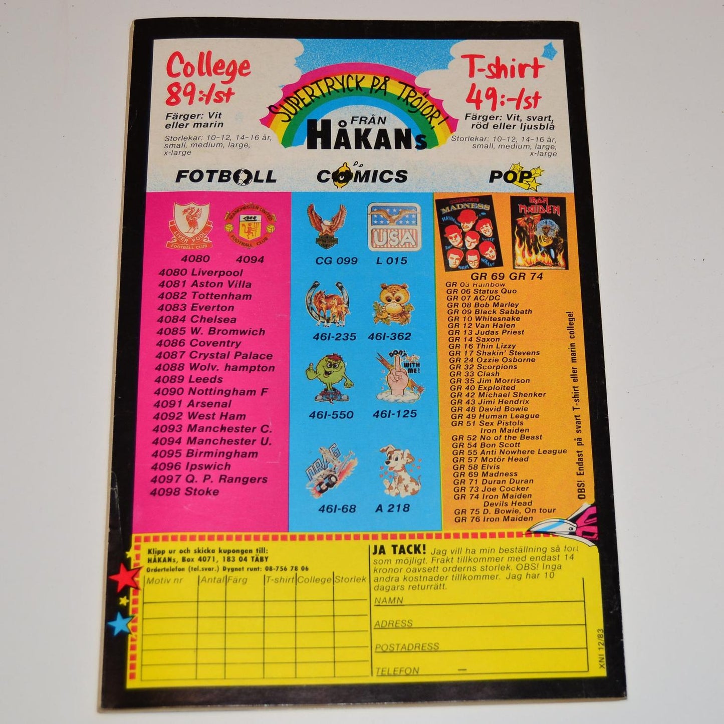 Agent X9 Nr 12 1983 #FN#