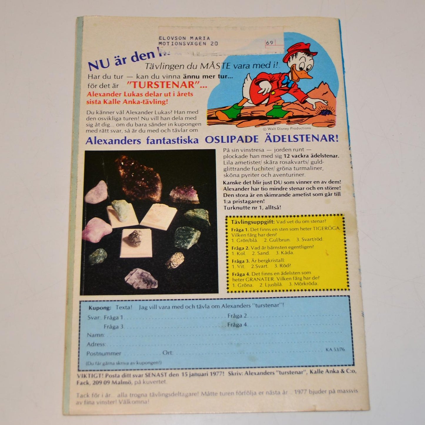 Donald Duck & Co. No. 53 1976 #FN#