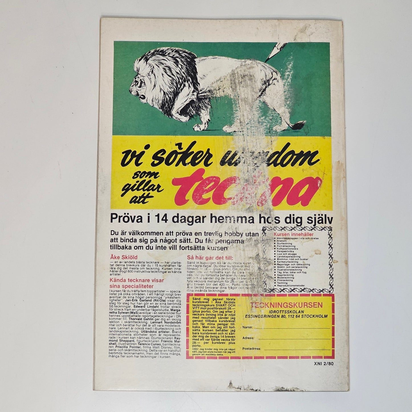 Agent X9 Nr 2 1980 #VG#