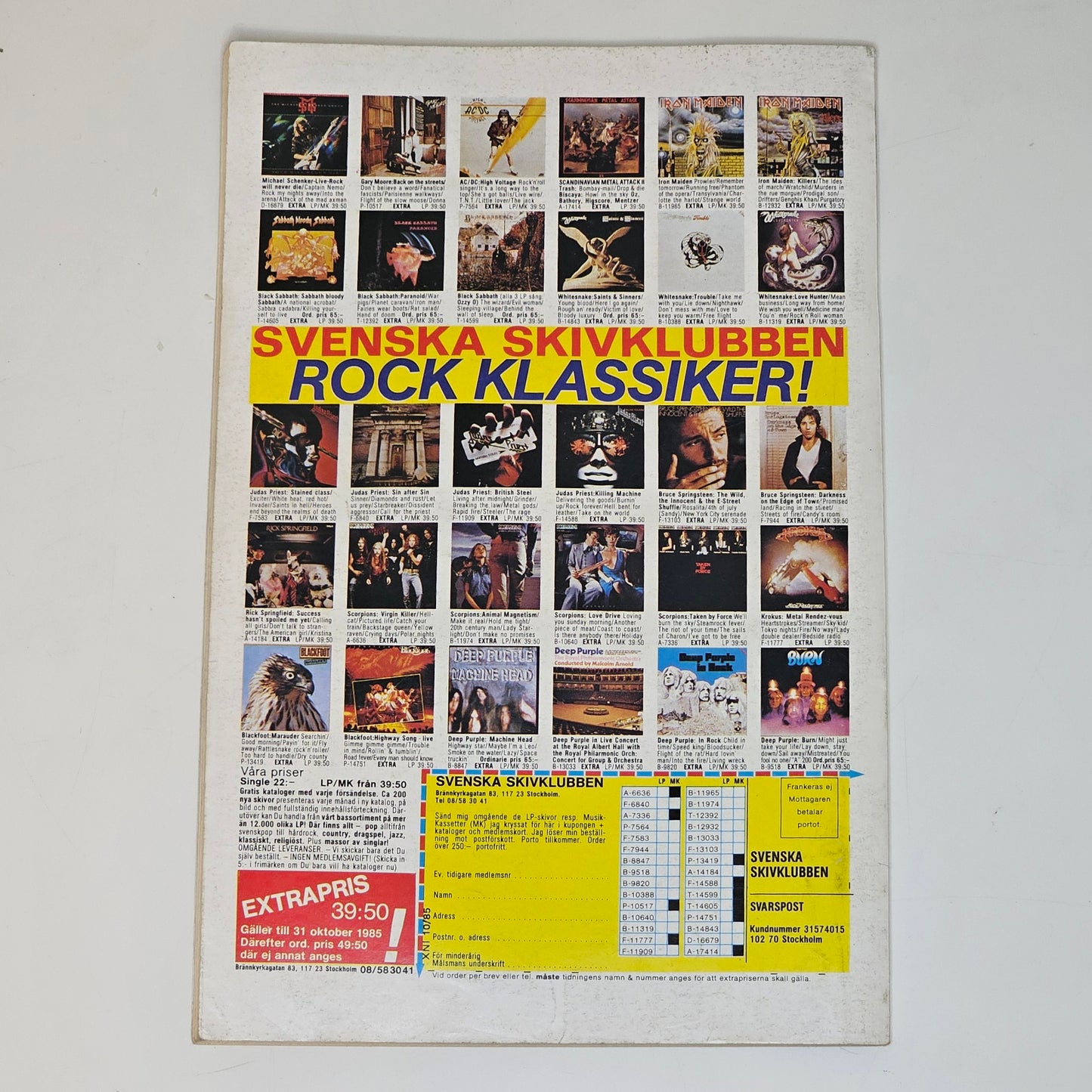 Agent X9 Nr 10 1985 #VG#