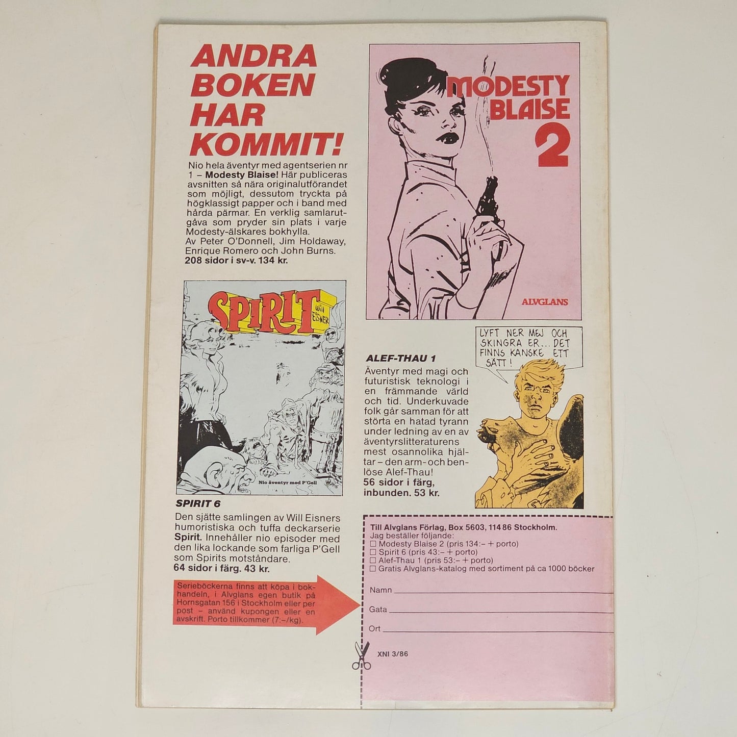 Agent X9 Nr 3 1986 #FN#