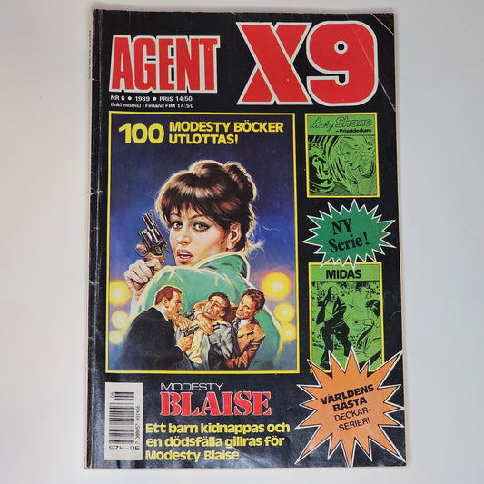 Agent X9 Nr 6 1989 #VG#