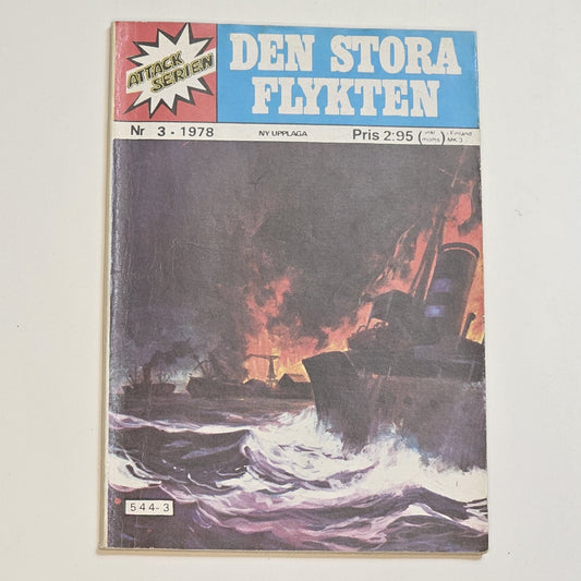 Attackserien - Den Stora Flykten Nr 3 1978 #VG#