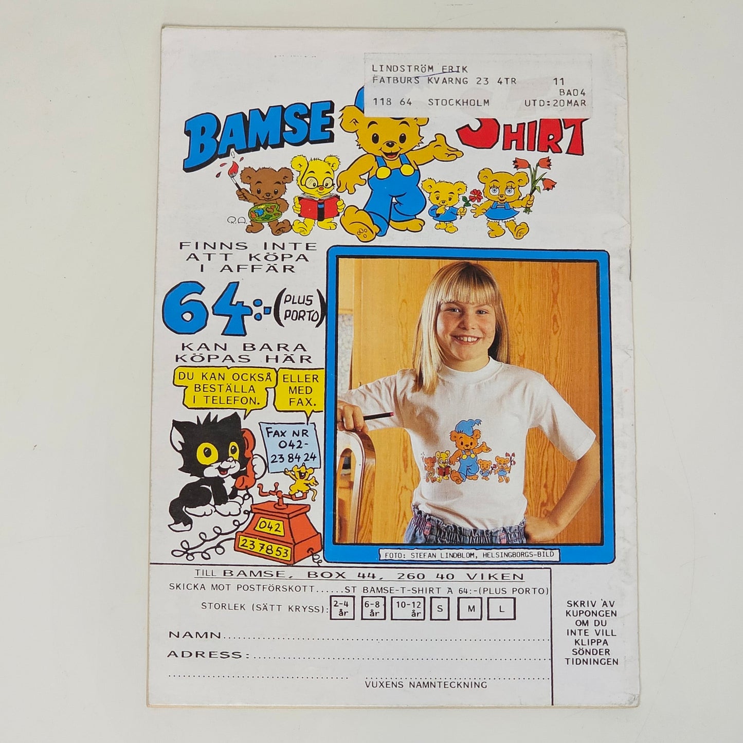 Bamse Nr 4 1998 #FN#