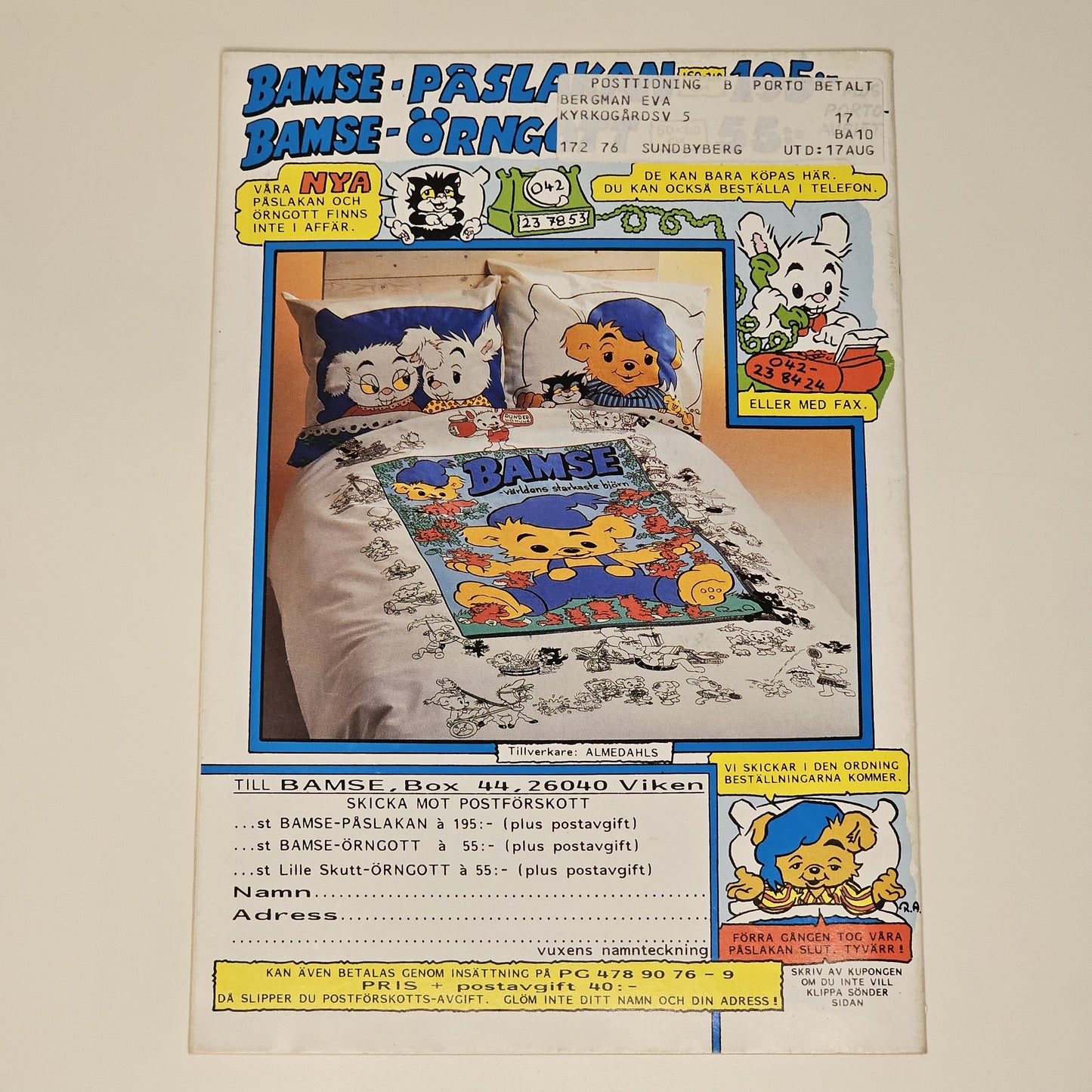 Bamse Nr 10 2001 #VF#