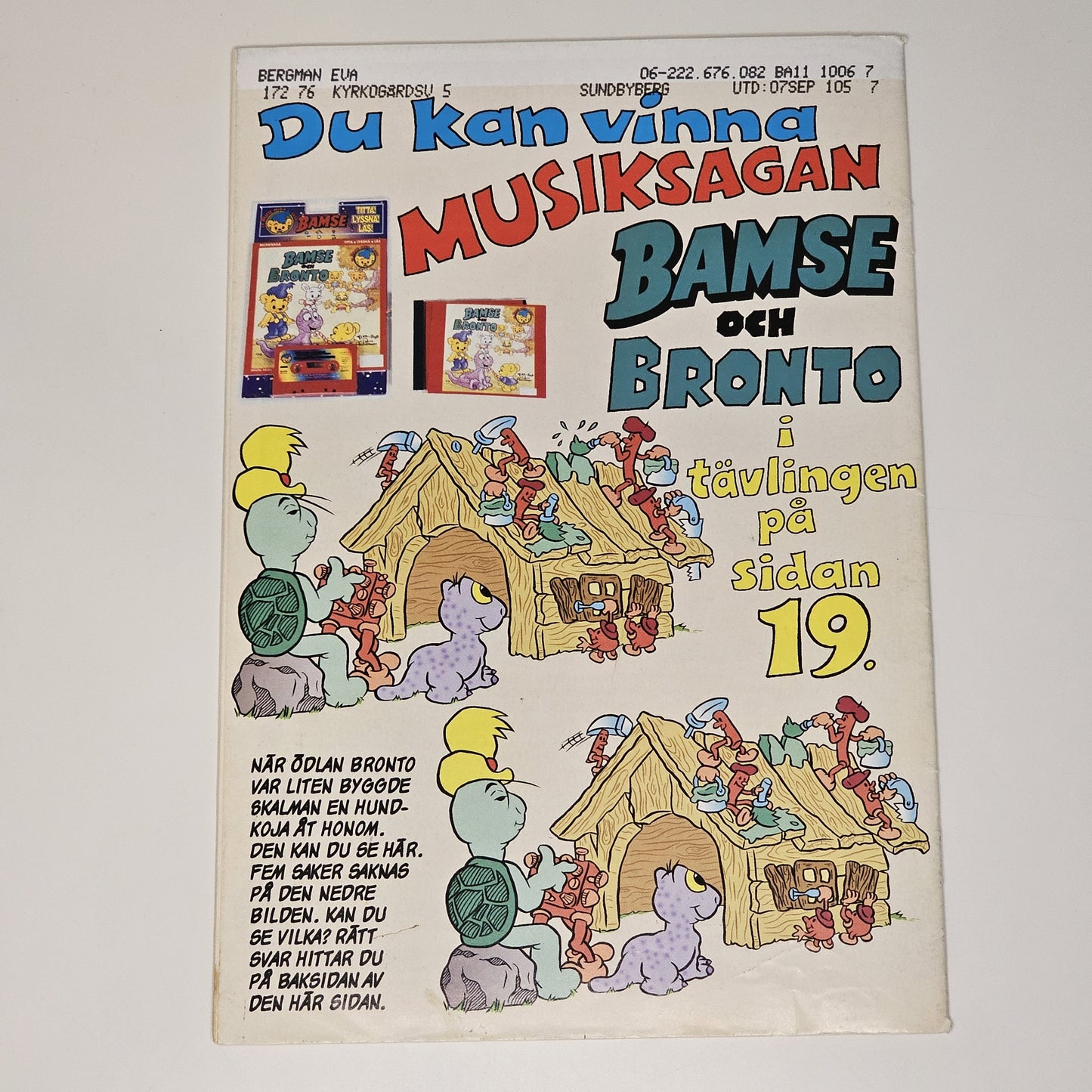 Bamse Nr 11 2001 #VF#