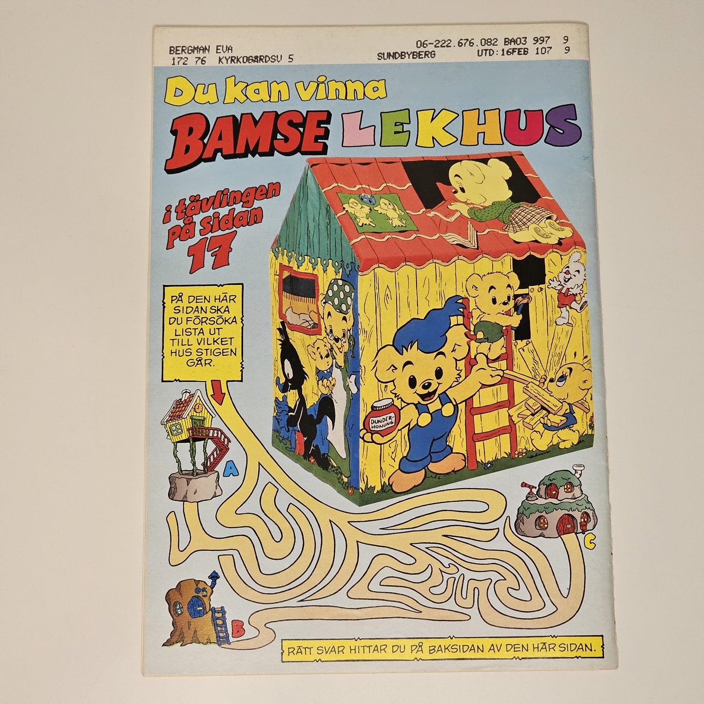 Bamse Nr 3 2001 #FN#