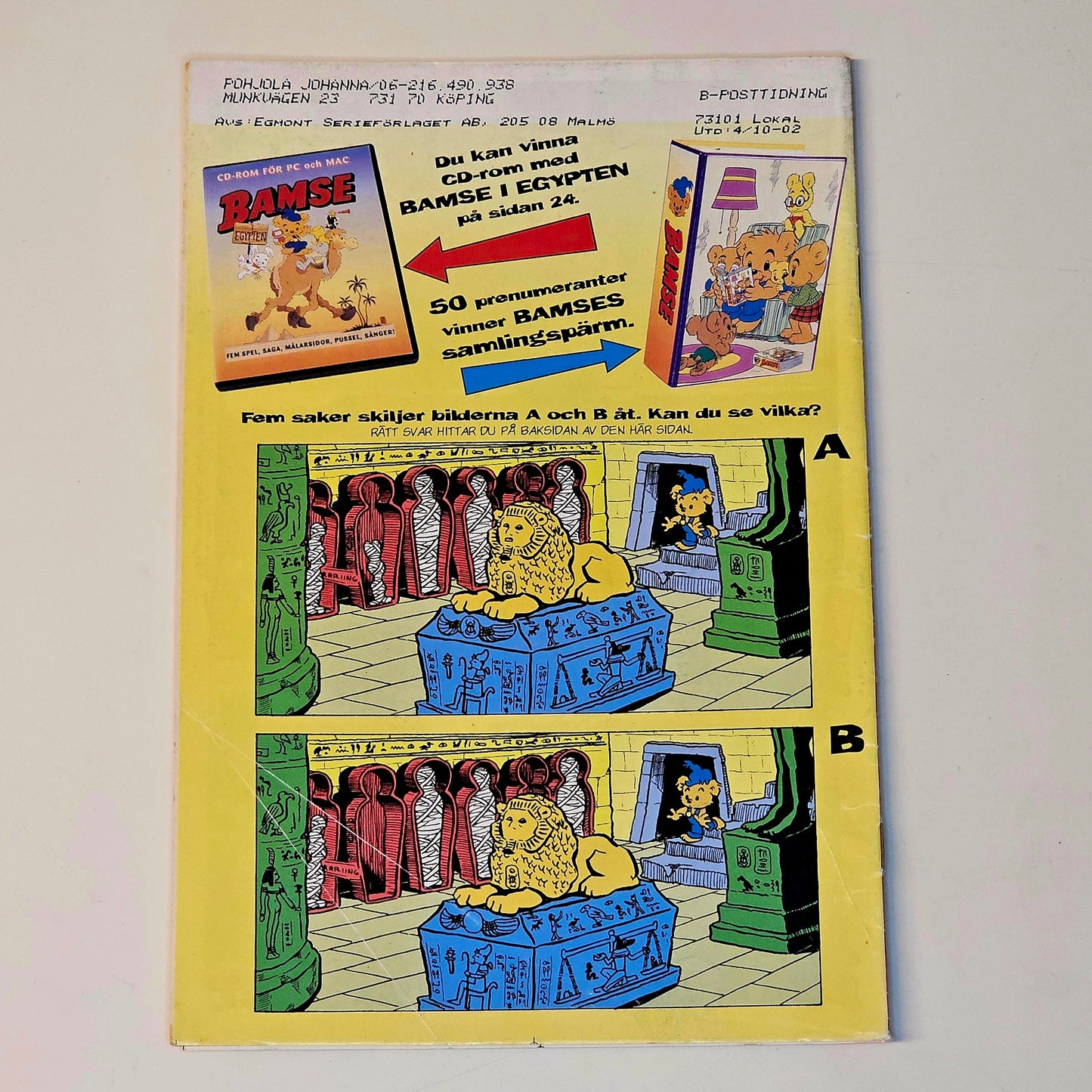 Bamse Nr 15 2002 #FN#