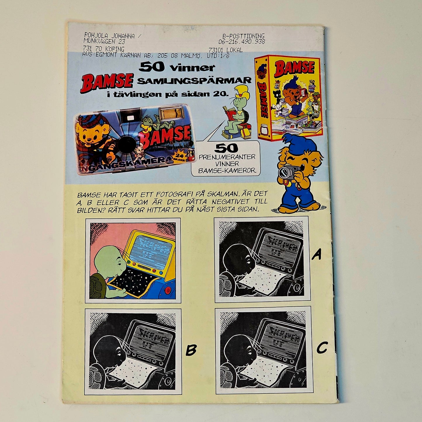 Bamse Nr 12 2003 #VG#