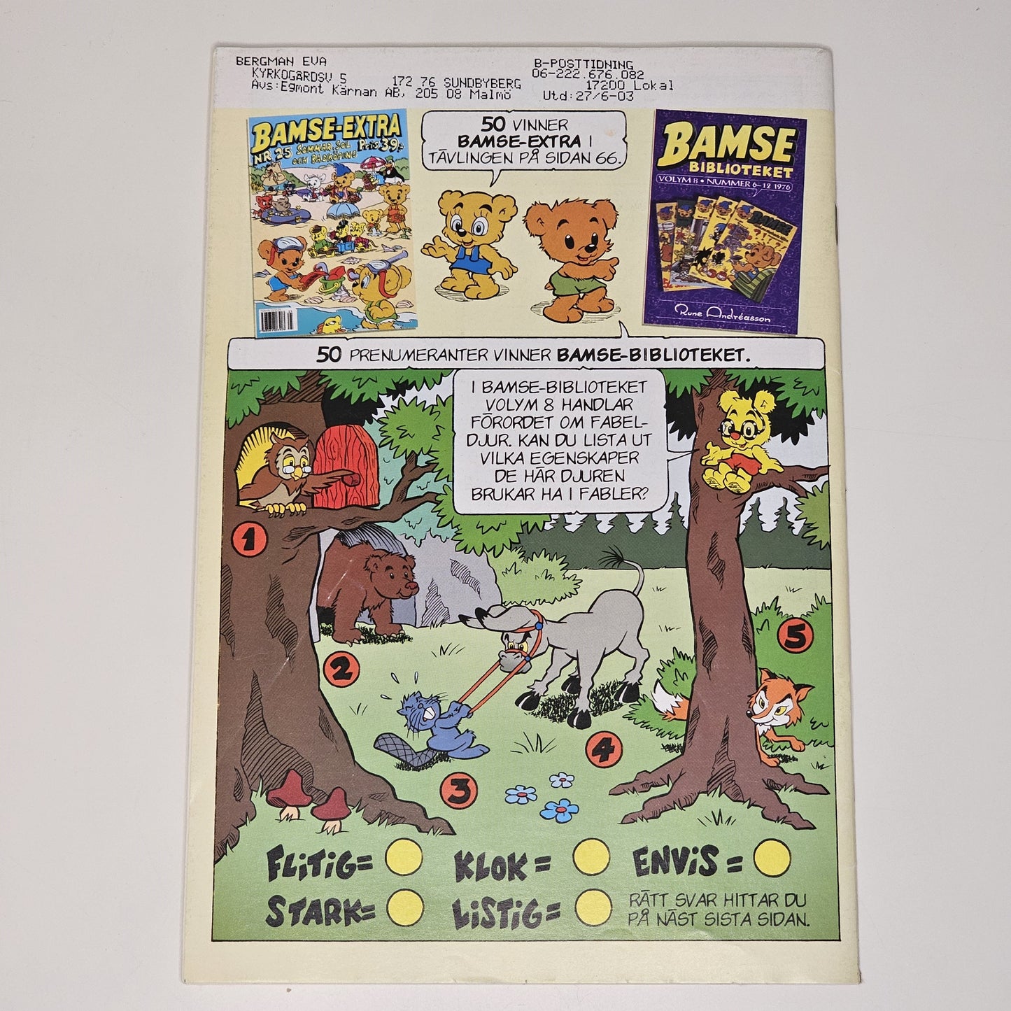 Bamse Nr 10-11 2003 #VF#