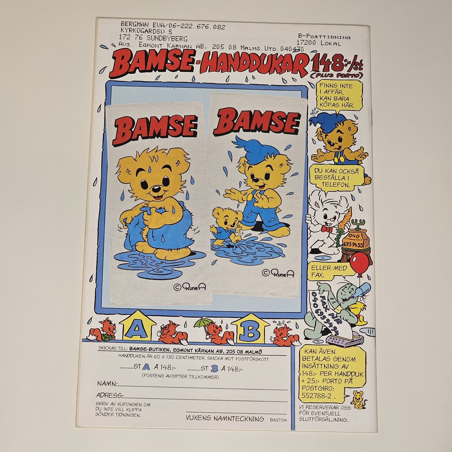 Bamse Nr 7 2004 #VF#