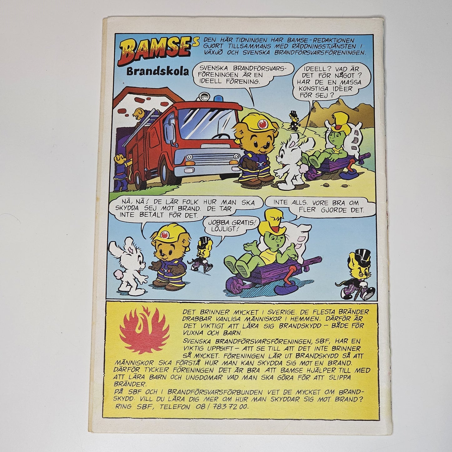 Bamses Brandskola 1997 #FN#