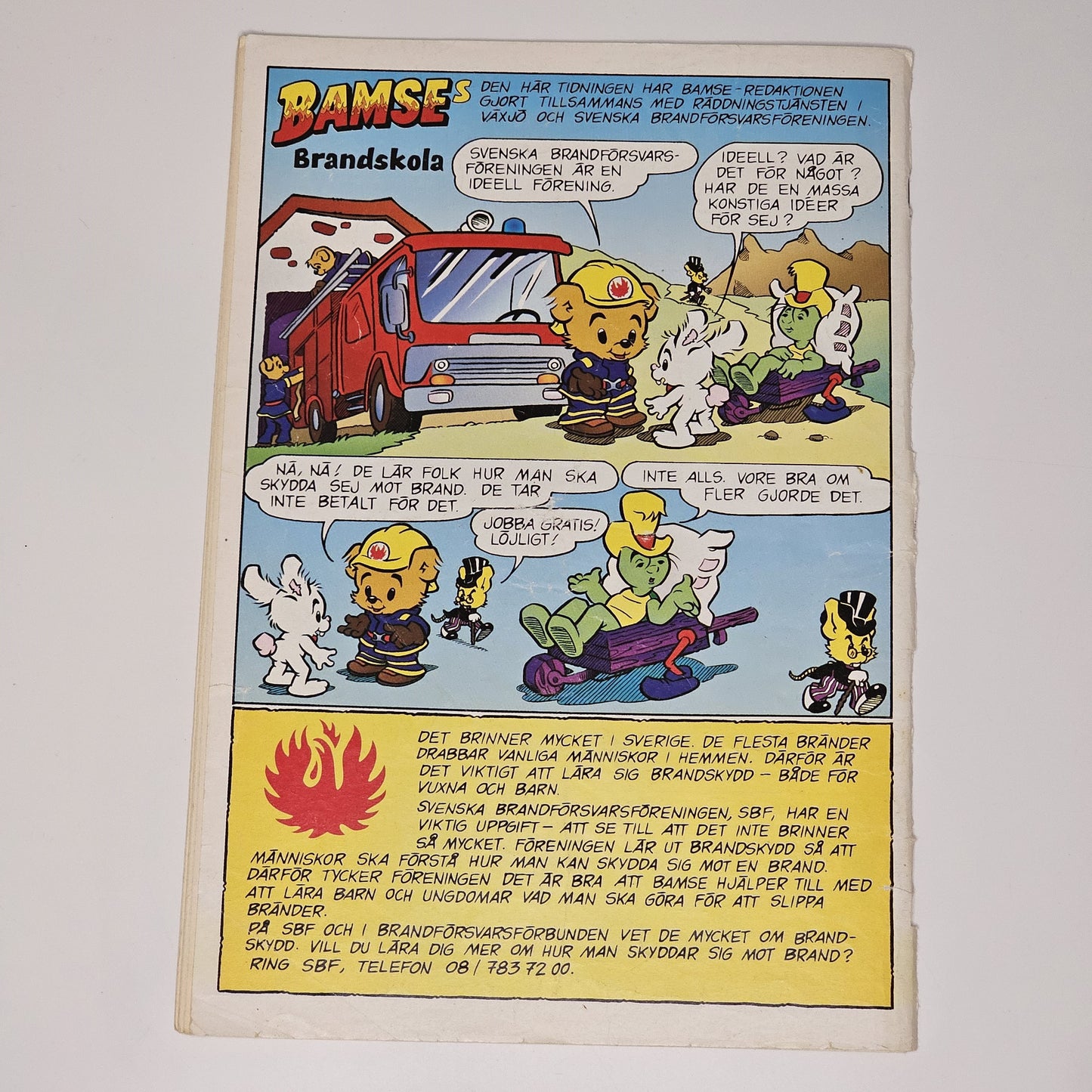 Bamses Brandskola 1997 #VG#