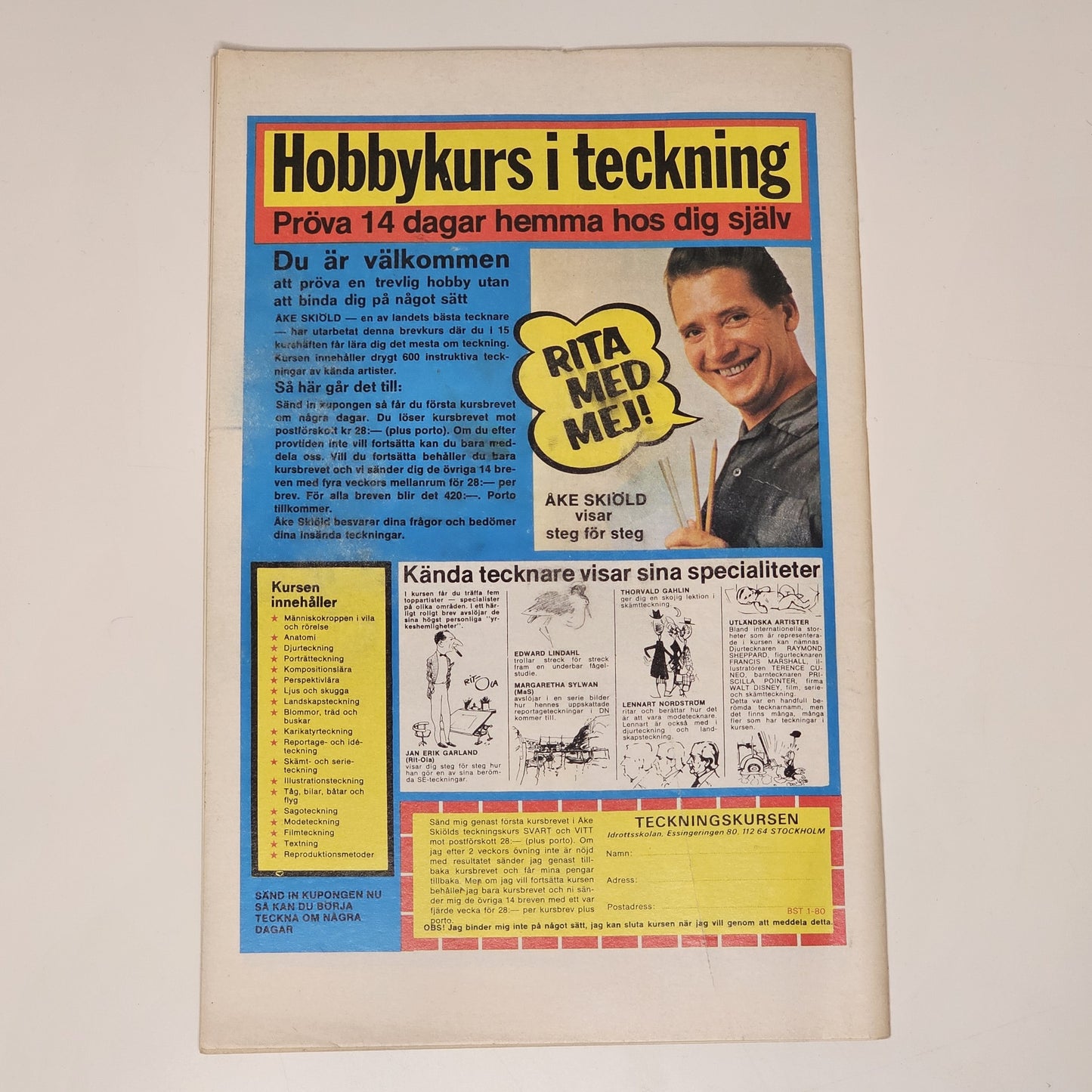 Buster Nr 1 1980 #VF# + Bilaga – Thomas Wassberg