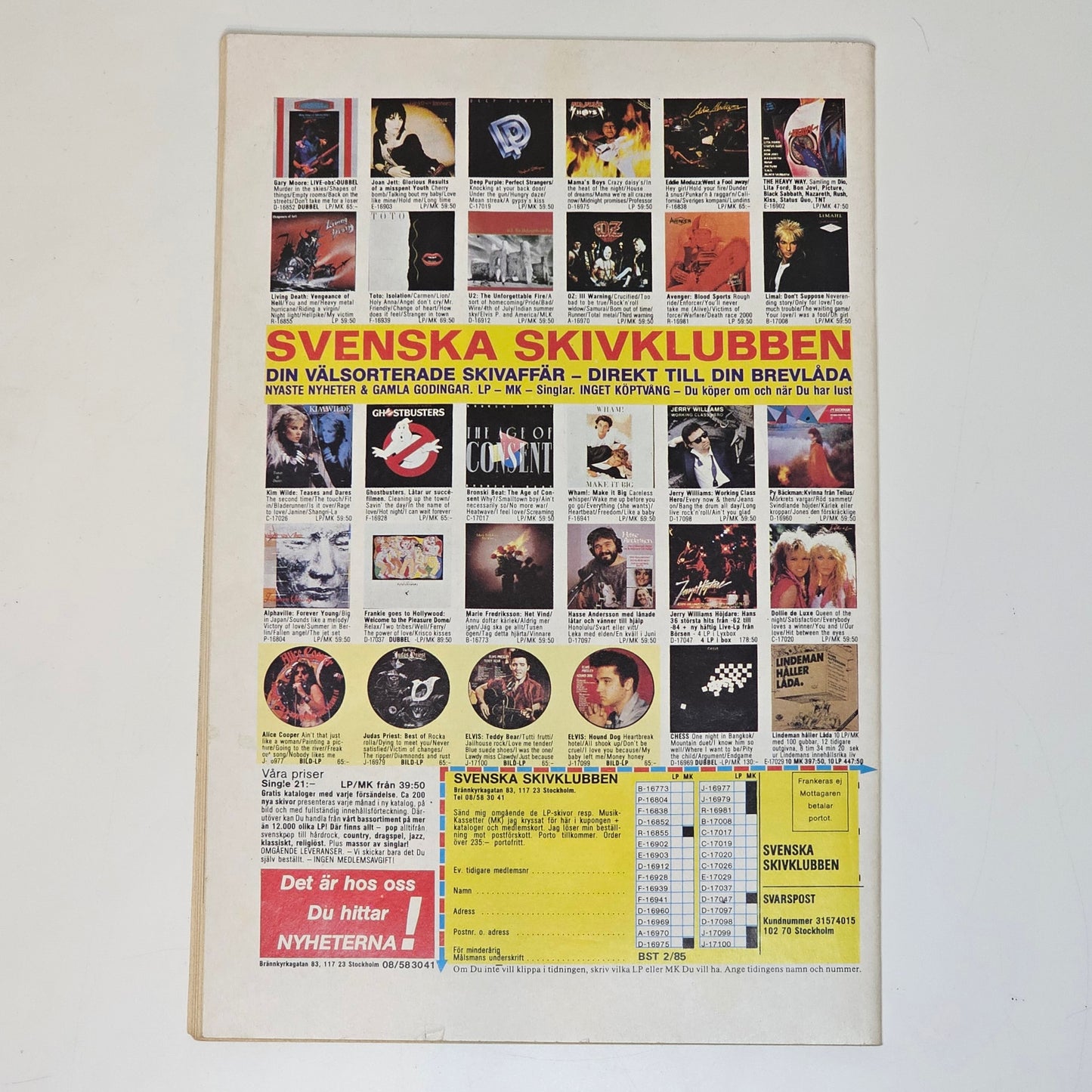 Buster Nr 2 1985 #FN# - Tomas Gustafson