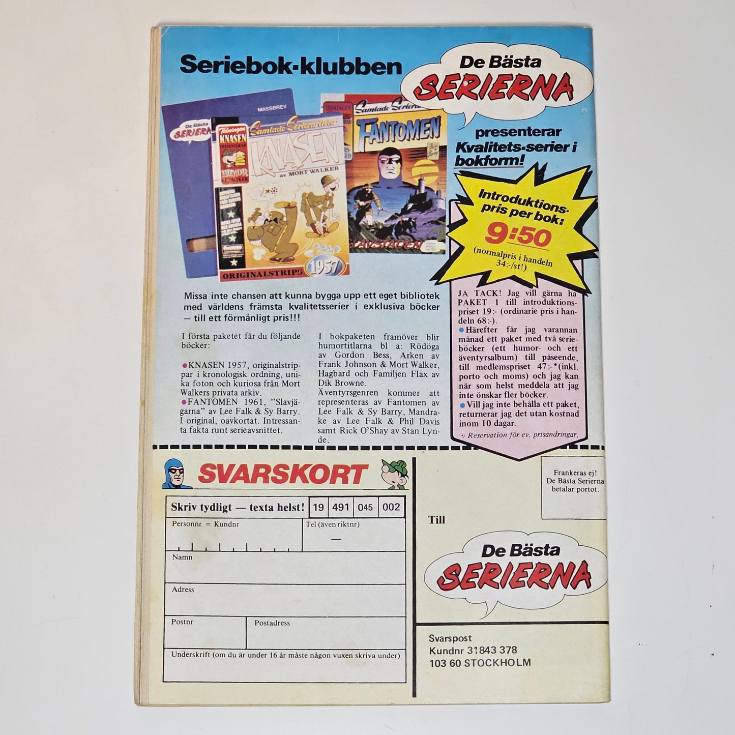 Buster Nr 22 1986 #VG# + Affisch