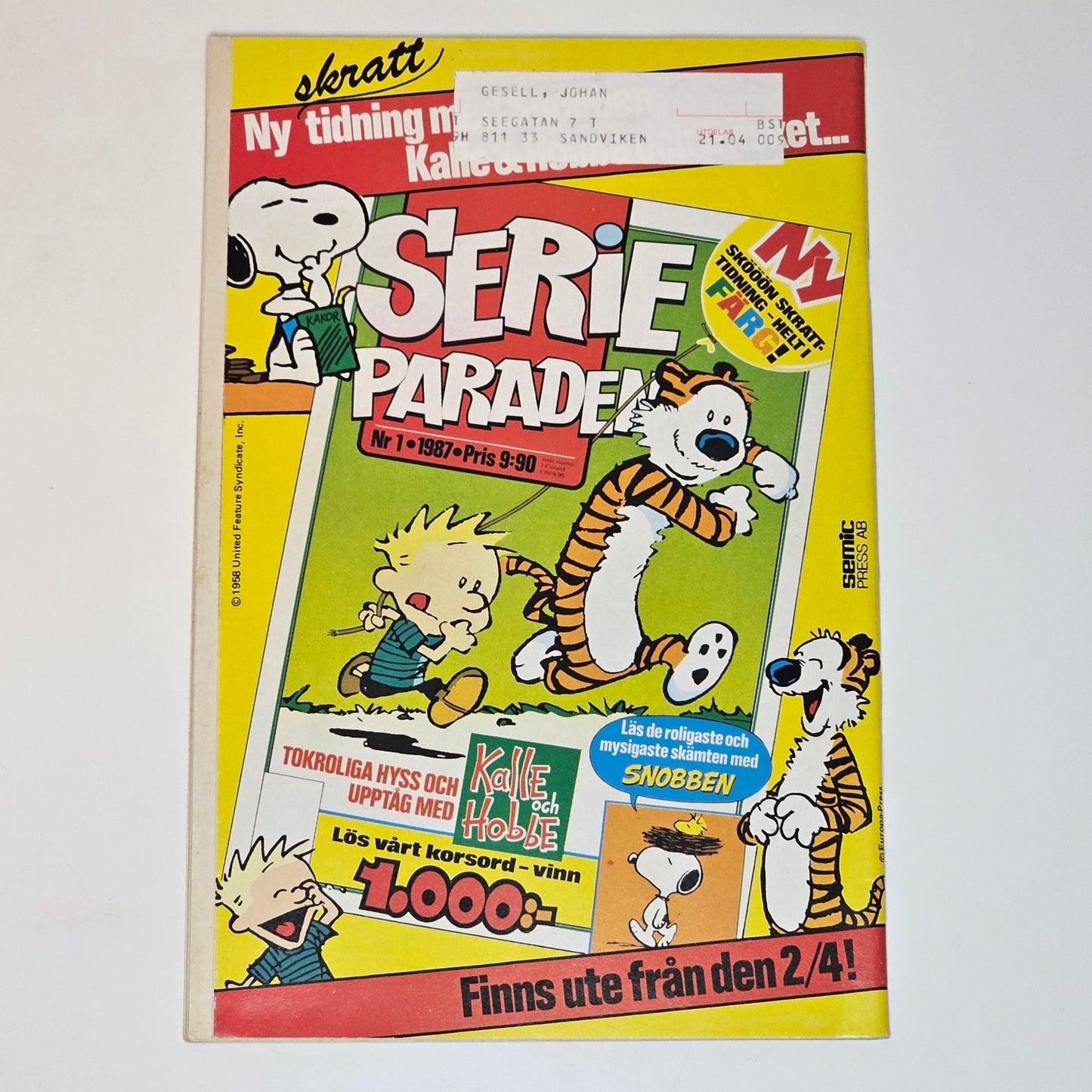 Buster Nr 9 1987 #FN#