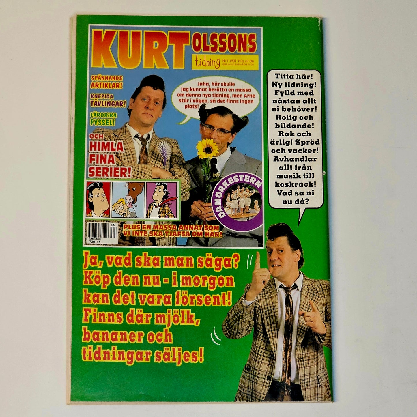 Buster Nr 8 1991 #VG# + Poster