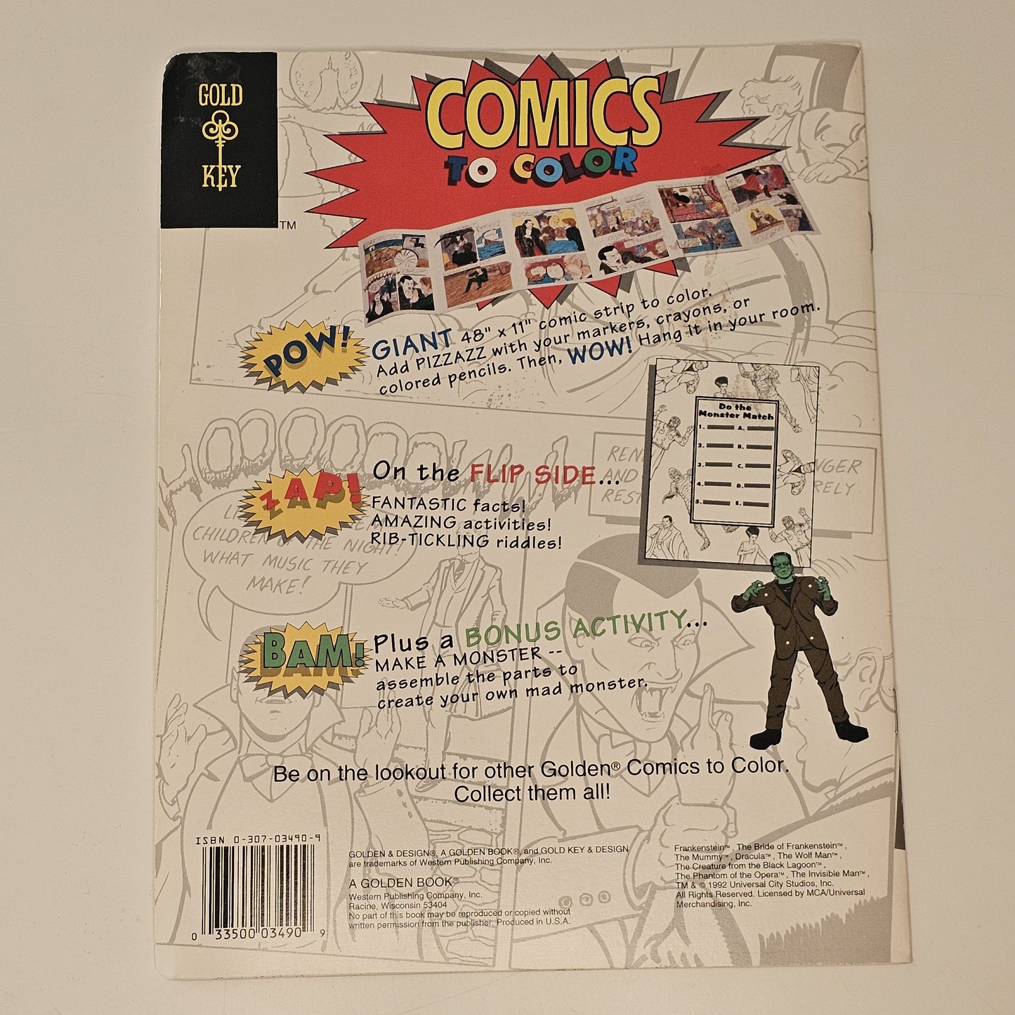 Comics To Color Målarbok