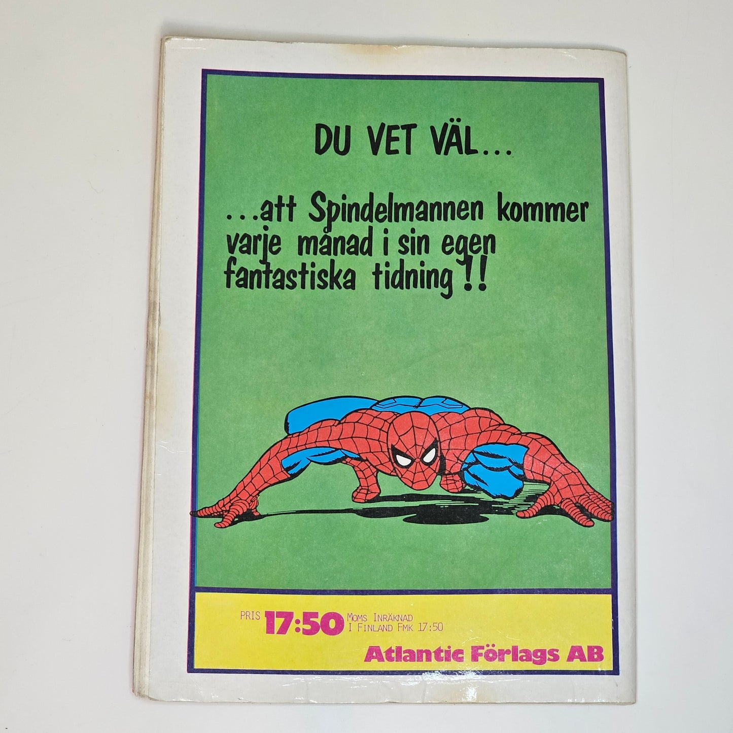 Presentalbum - Spindelmannen 1983 #FR#