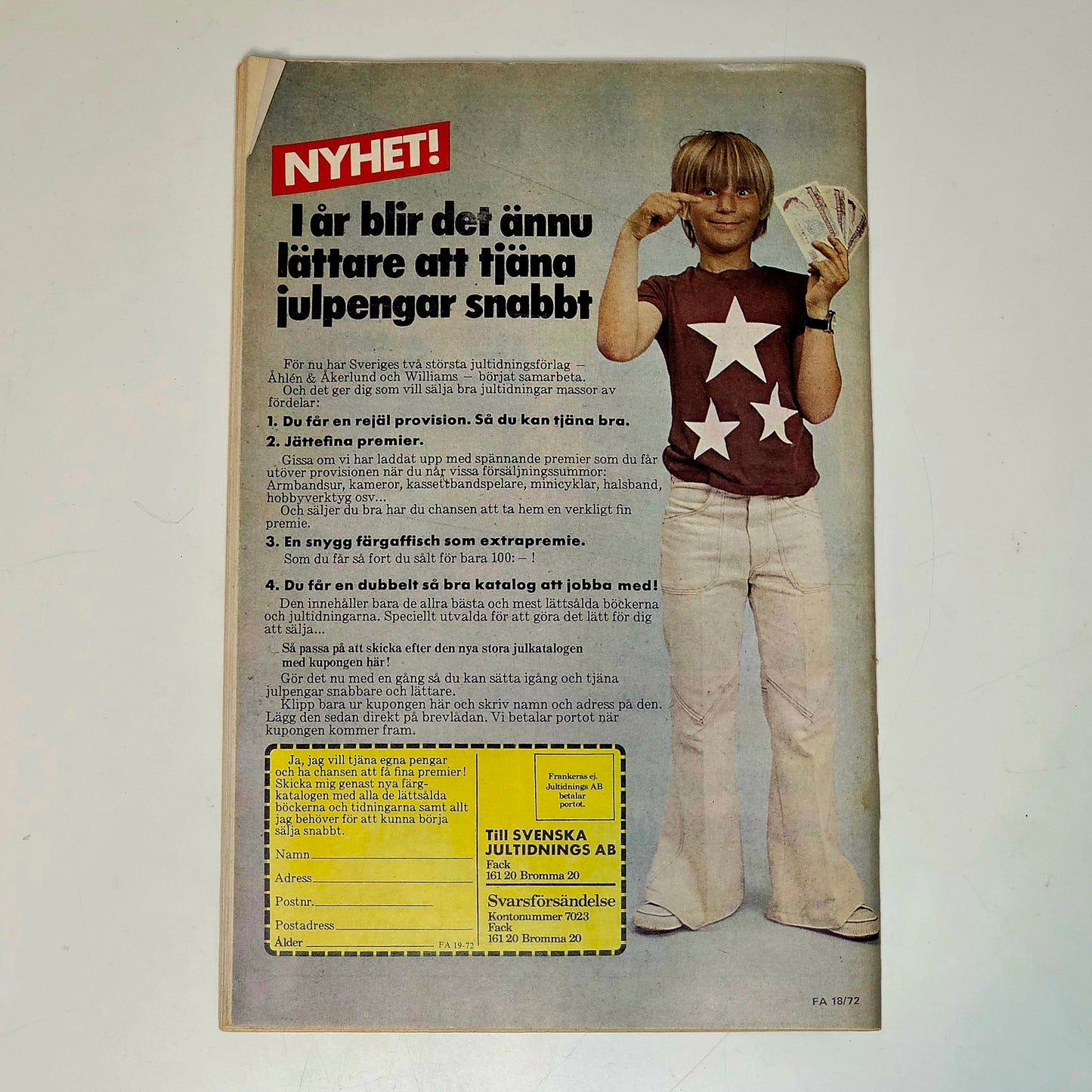 Fantomen Nr 18 1972 #VG#