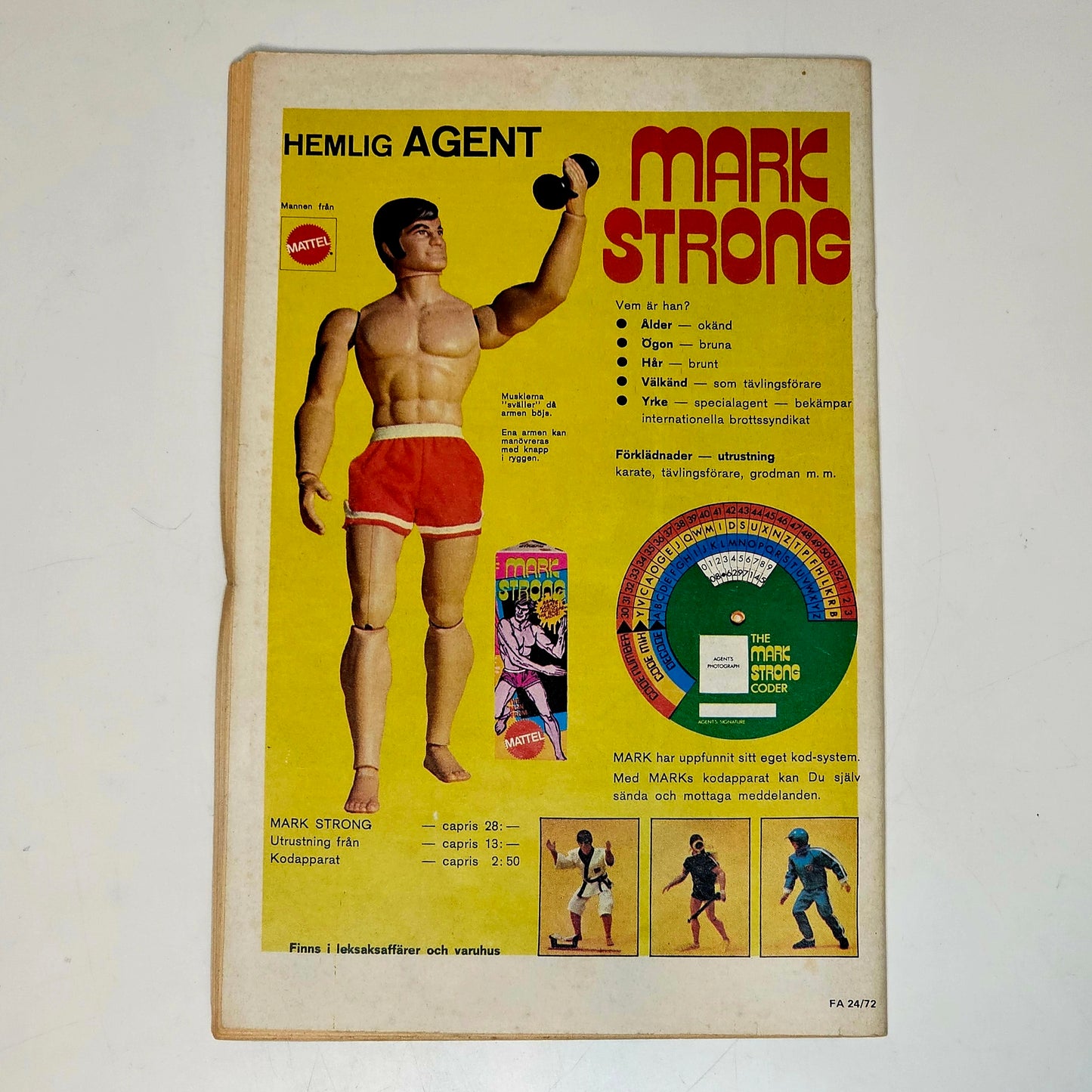 Fantomen Nr 24 1972 #VG#