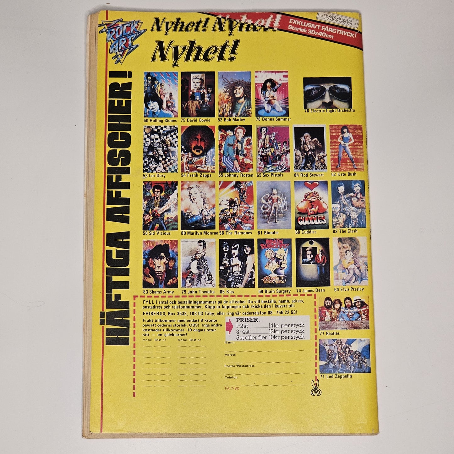 Fantomen Nr 7 1980 #VG#