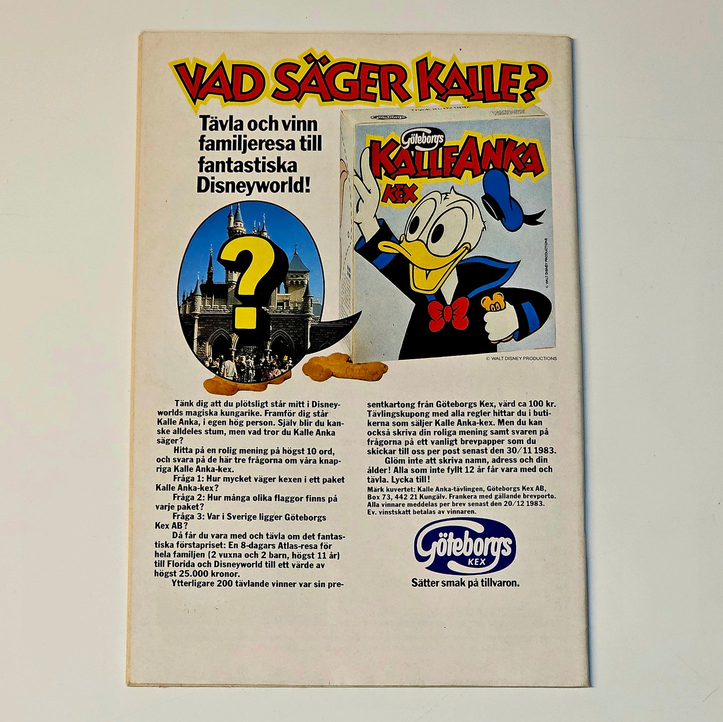 Fantomen Nr 20 1983 #FN# + Reklambilaga