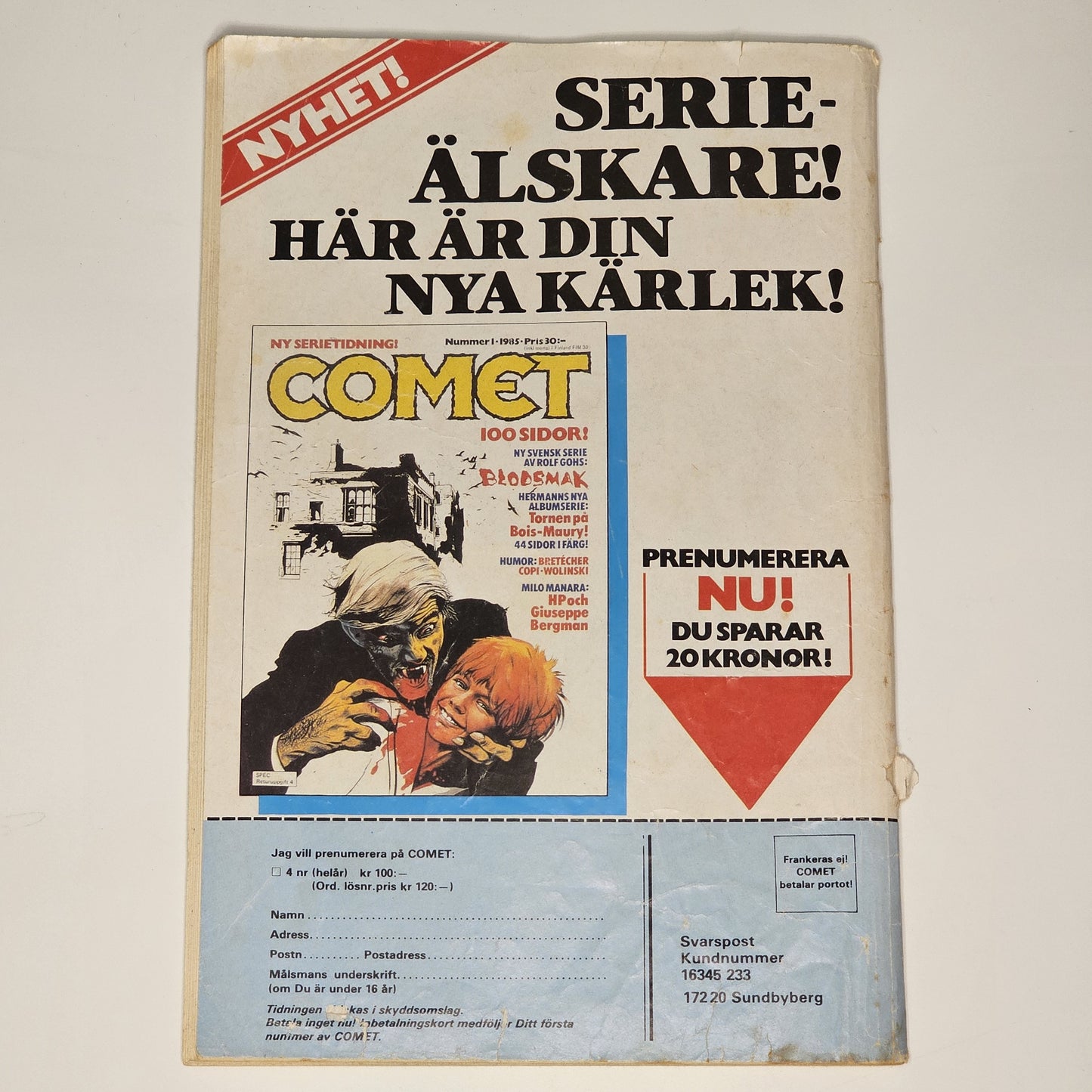 Fantomen Nr 15 1985 #GD#