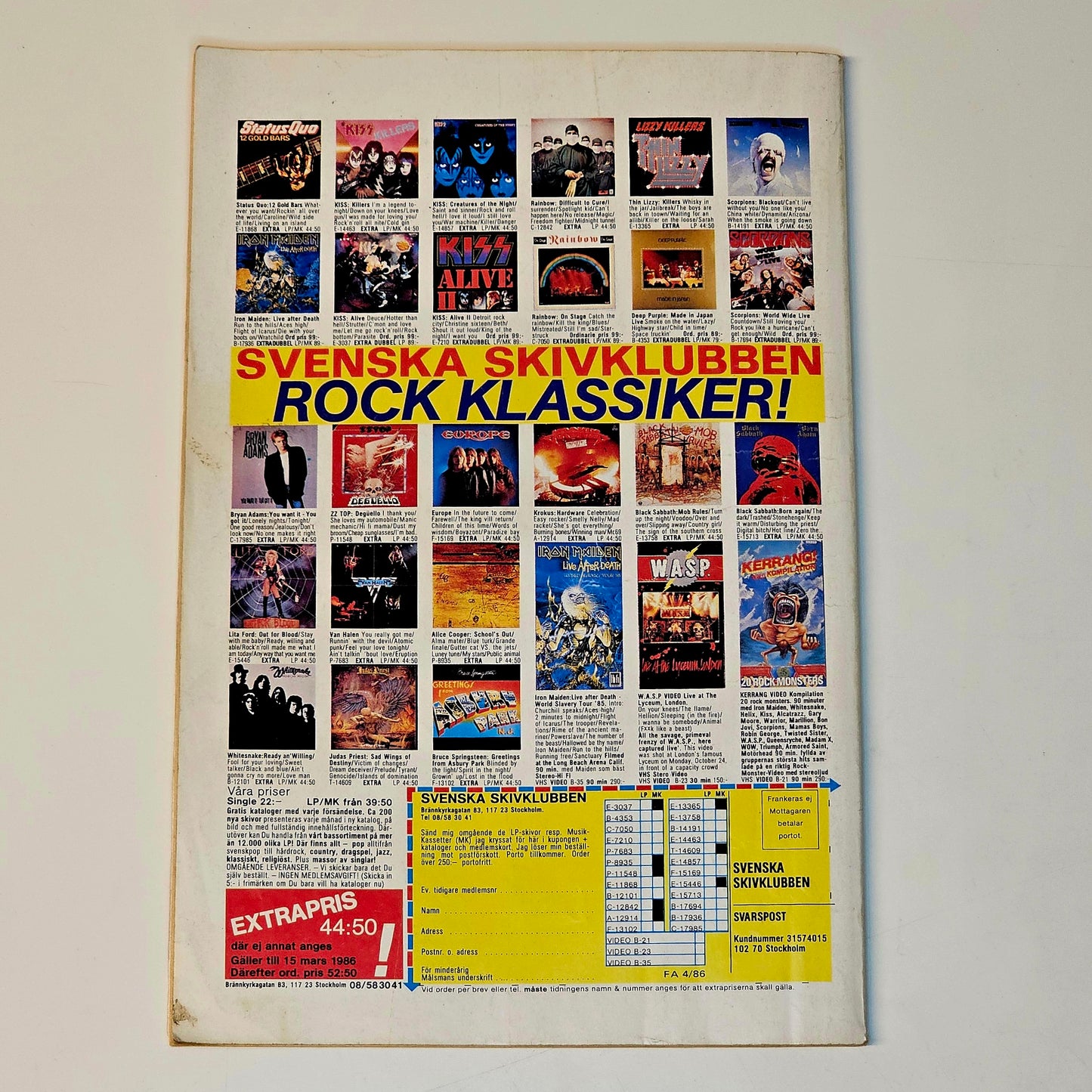 Fantomen Nr 4 1986 #FR#