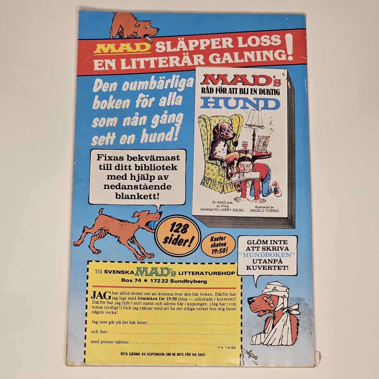 Fantomen Nr 14 1986 #VG#