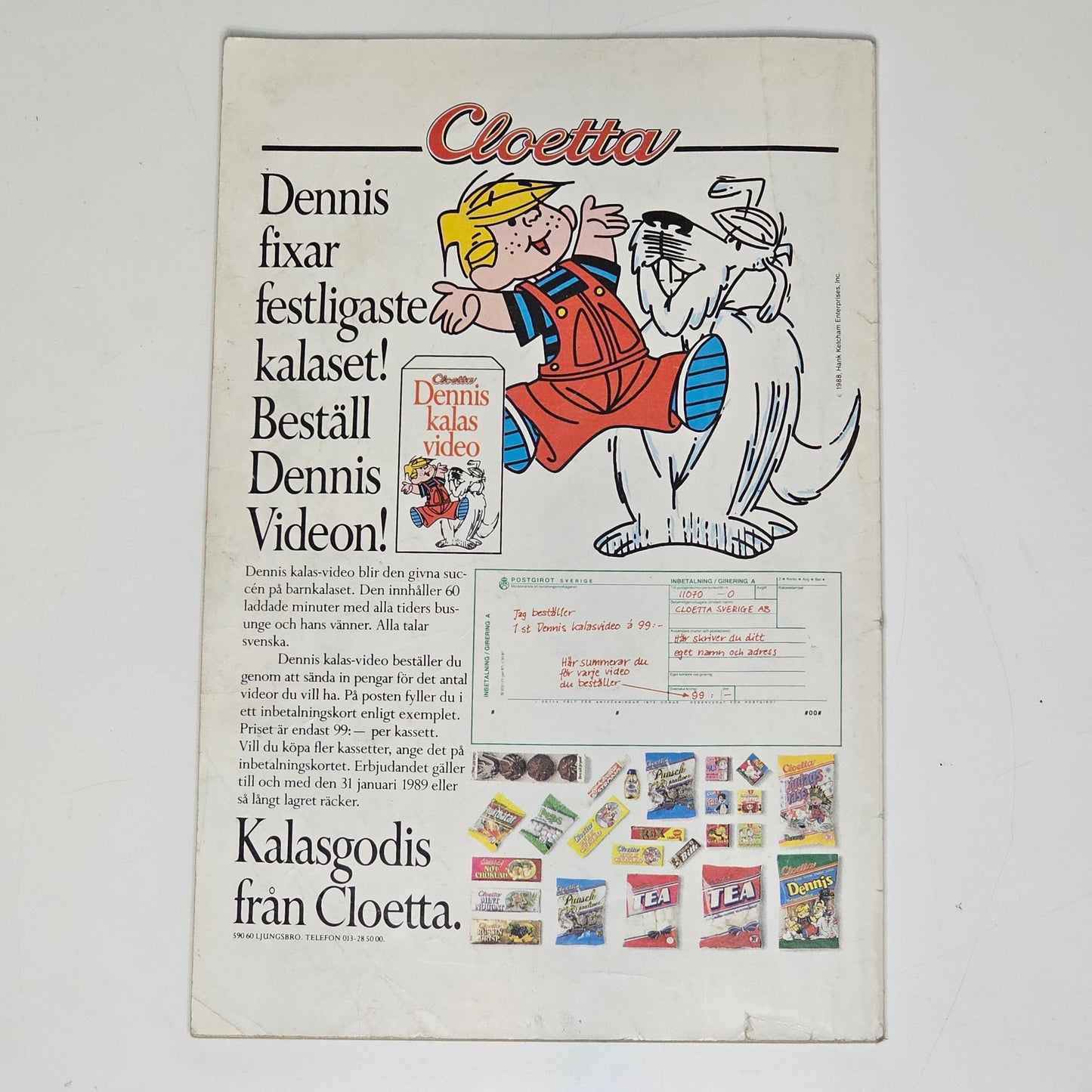 Fantomen Nr 26 1988 #VG#