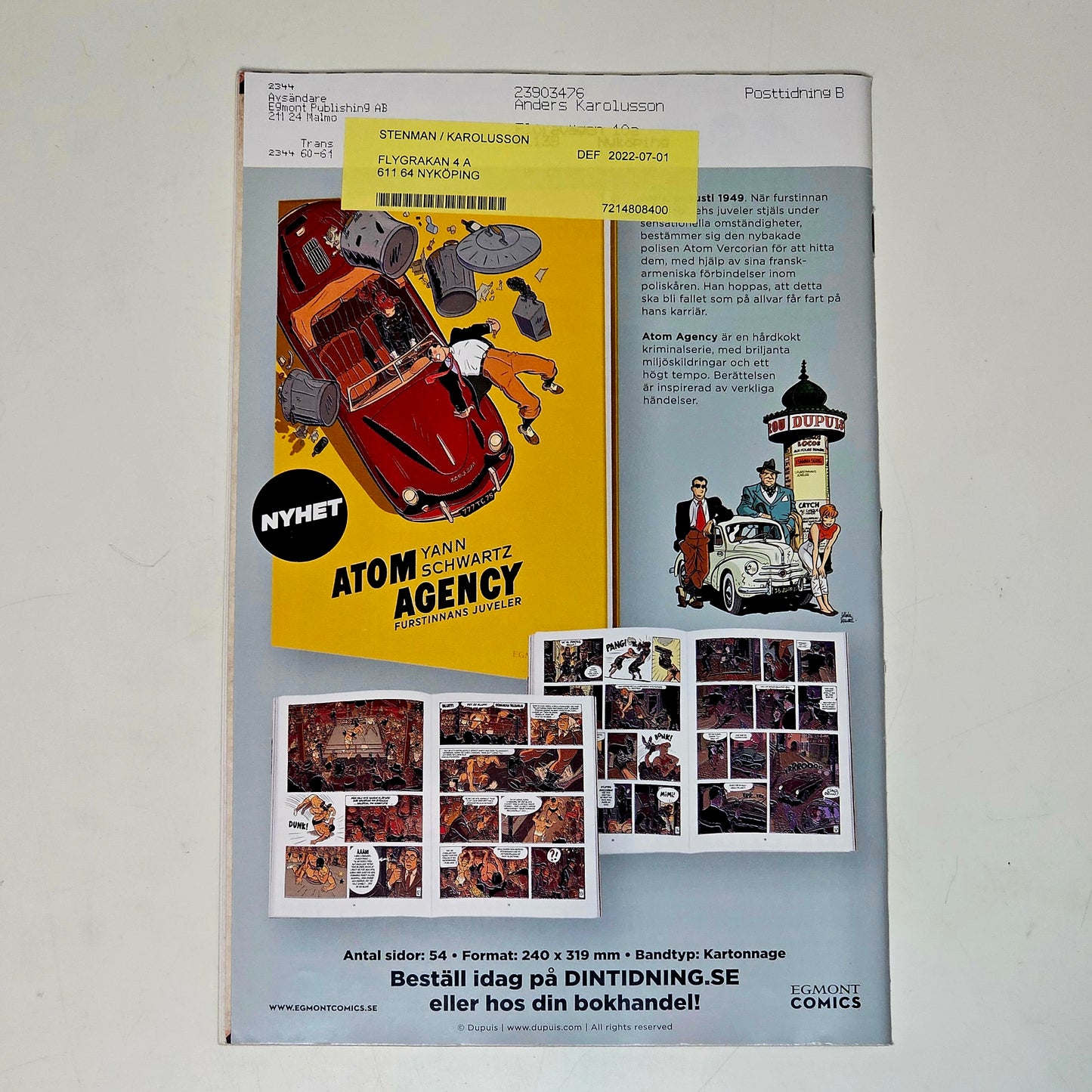 Fantomen Nr 1 2022 #FN# + Utgivningsprogram