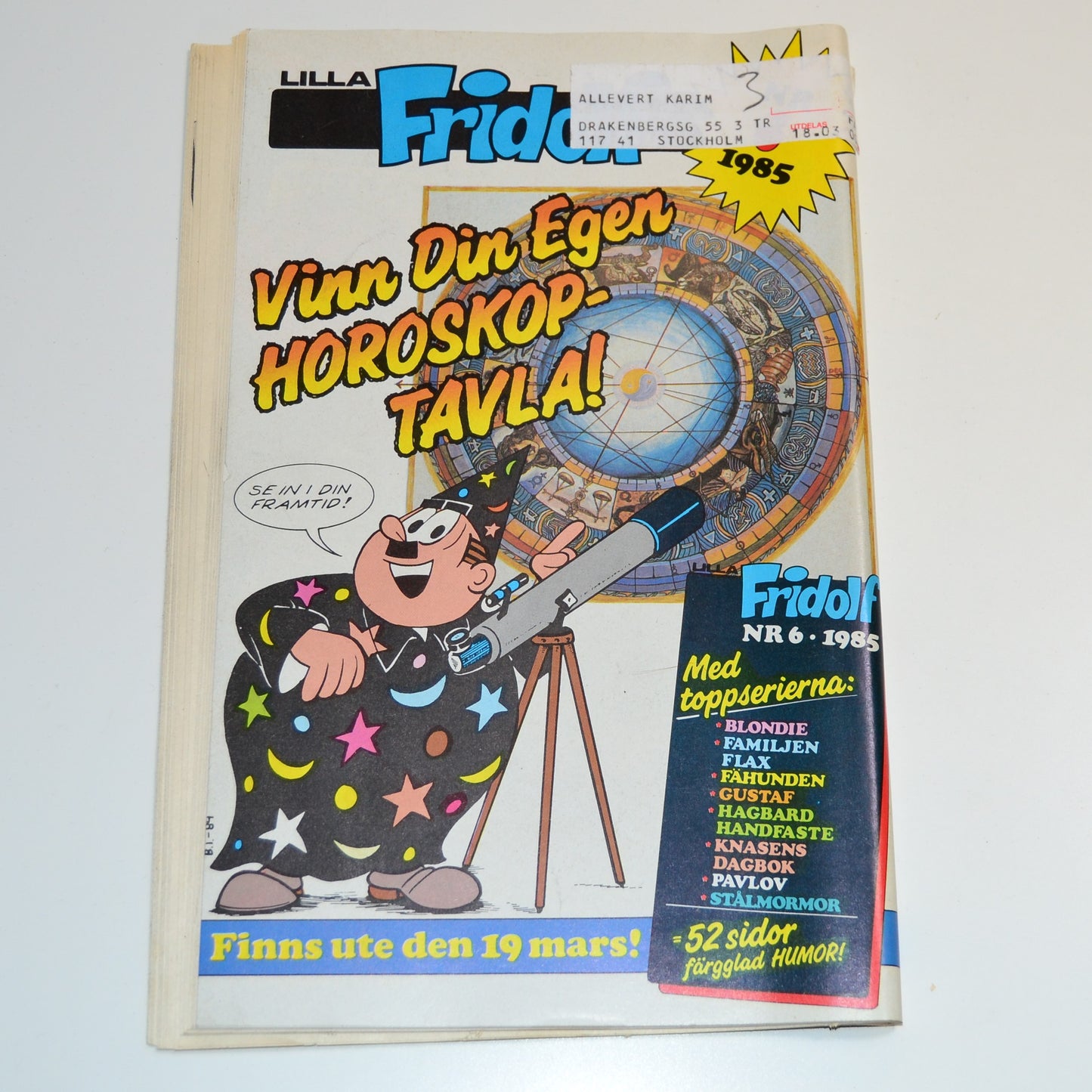 Fantomen Nr 6 1985 #GD# + Samlarserien