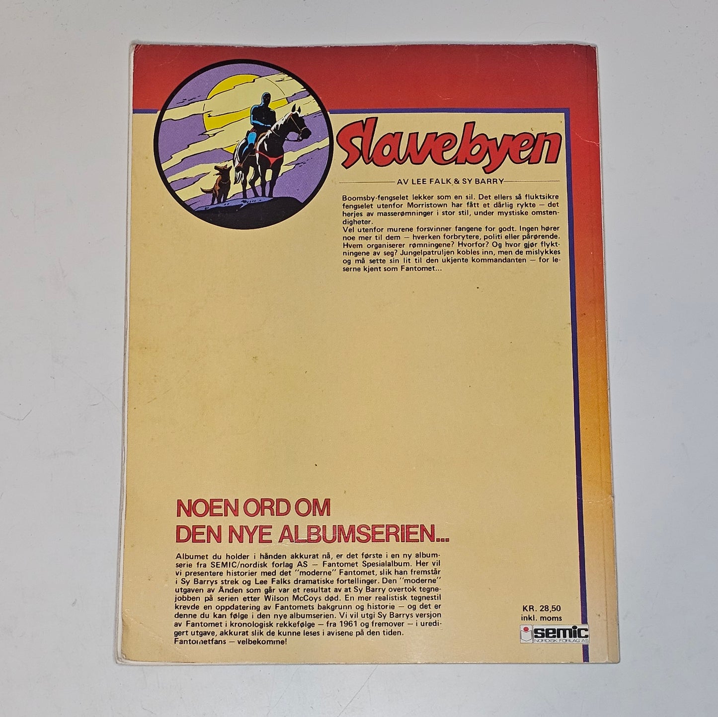 Fantomet - Slavebyn Seriealbum Nr 1 1986 #FN# (Norsk)