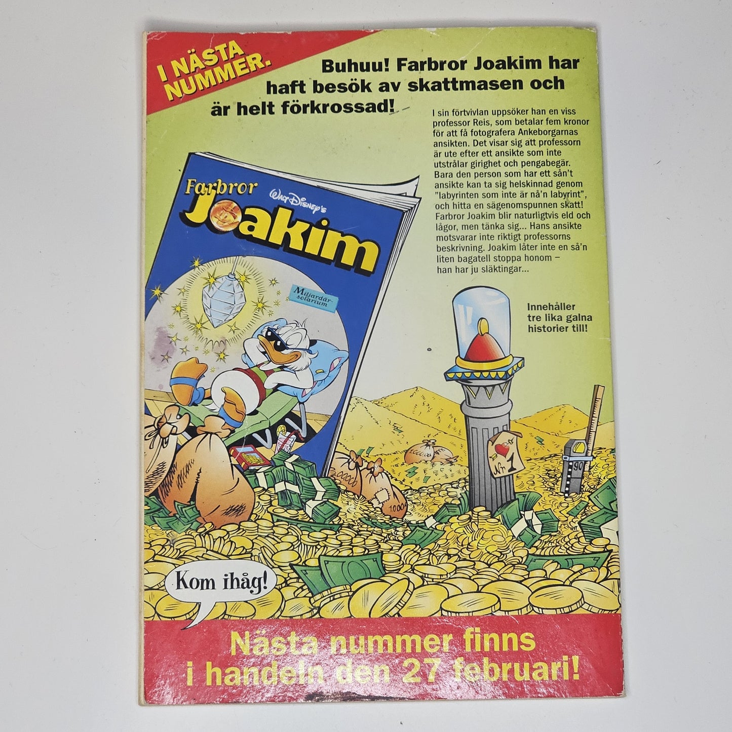 Farbror Joakim Nr 1 2001 #VG#