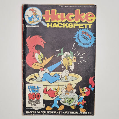 Hacke Hackspett Nr 2 1974 #VG#