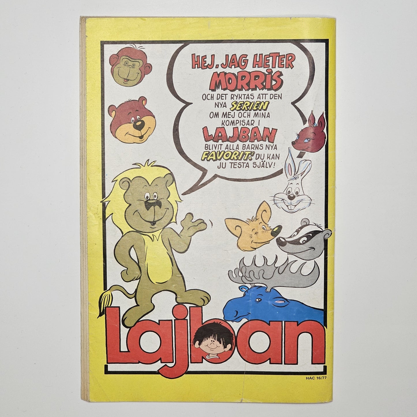 Hacke Hackspett Nr 16 1977 #VG#