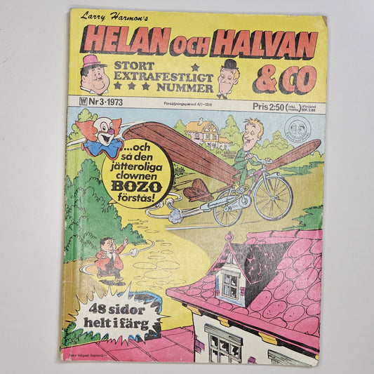 Helan Och Halvan & Co Nr 3 1973 #VG#