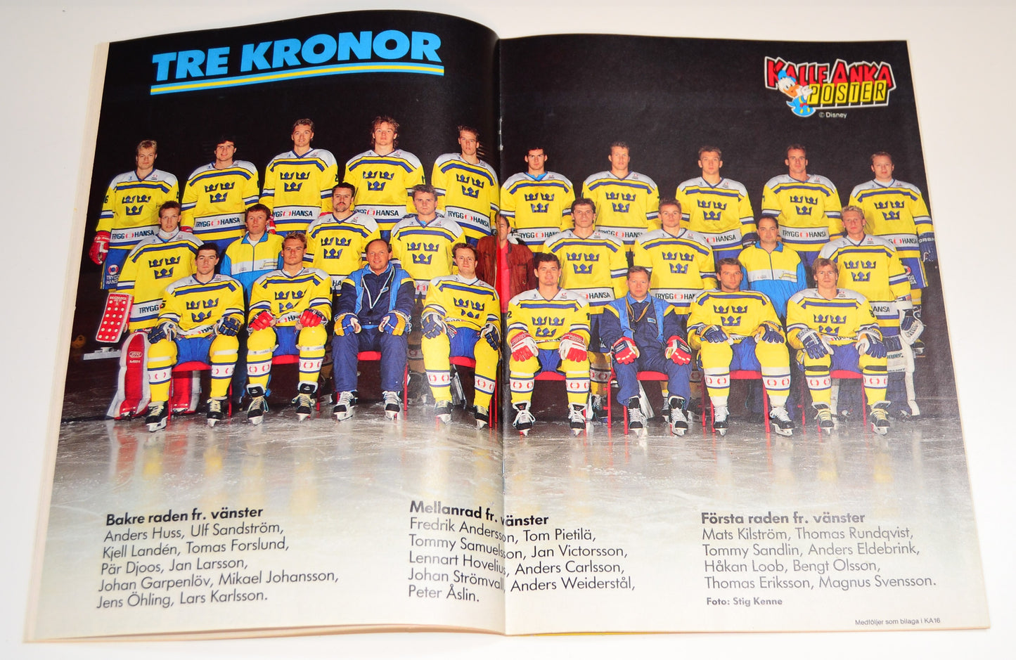 Kalle Anka & Co Nr 16 1990 #FN# + Affisch