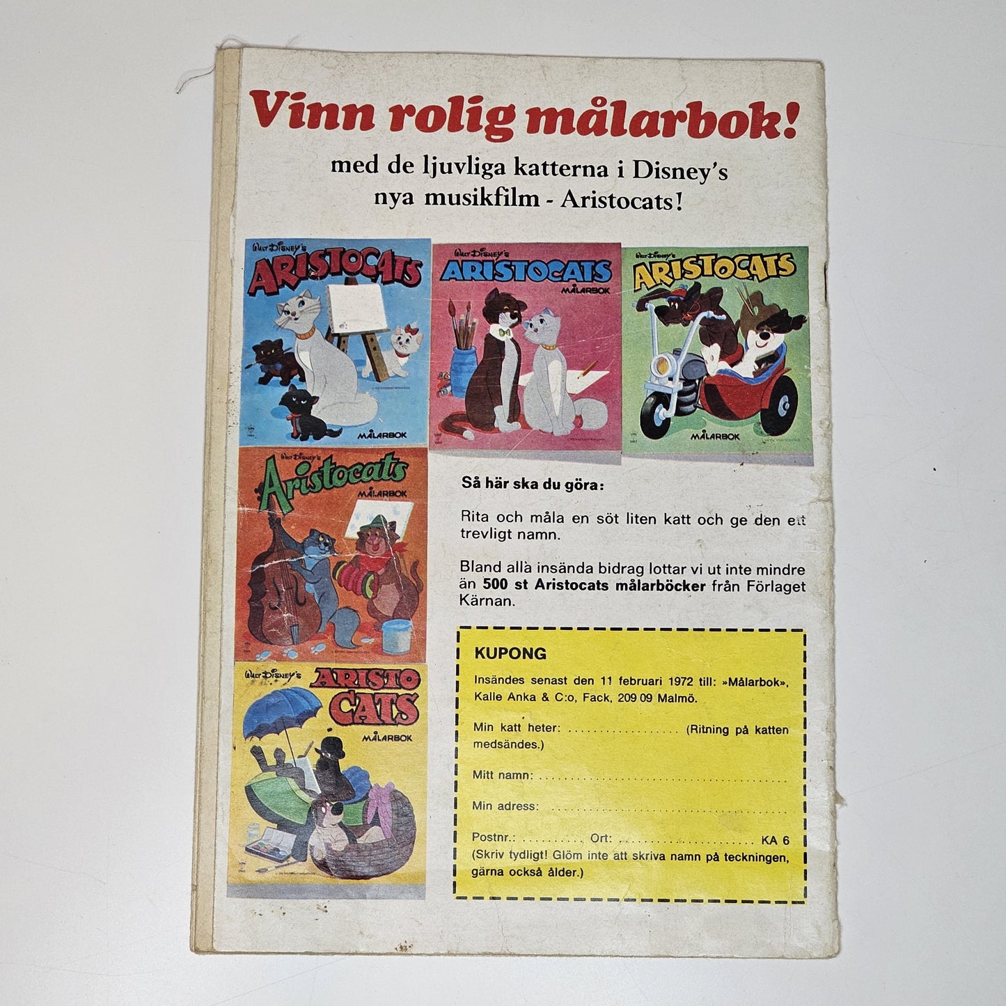 Kalle Anka & Co Nr 6 1972 #FR#