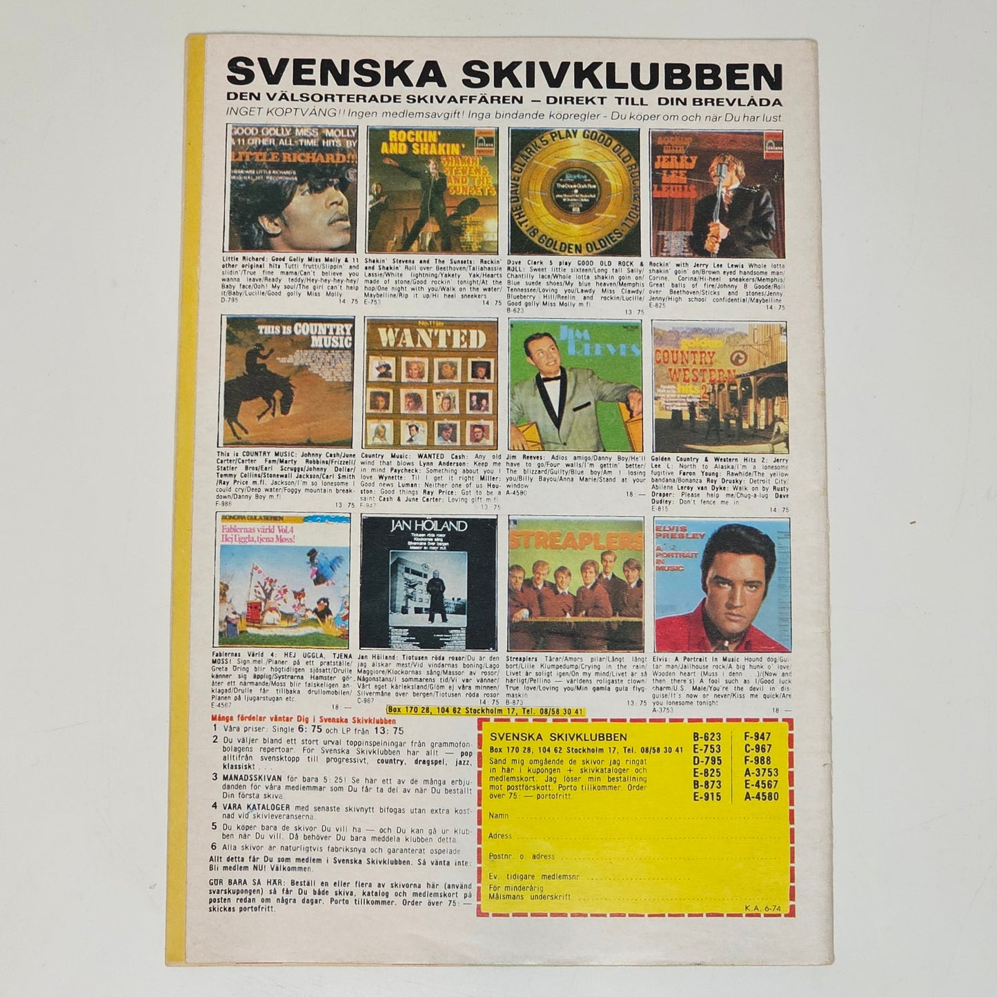 Kalle Anka & Co Nr 6 1974 #FN#