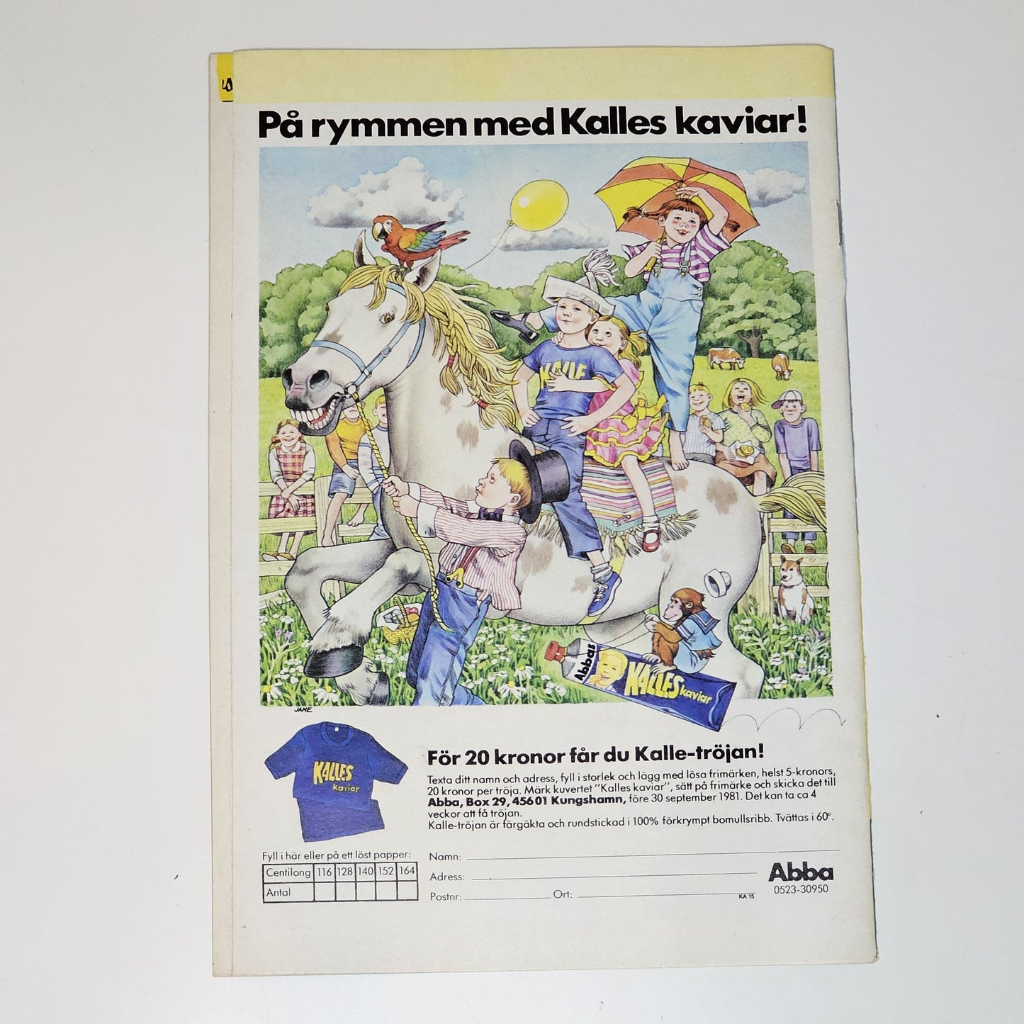 Kalle Anka & Co Nr 15 1981 #VF#