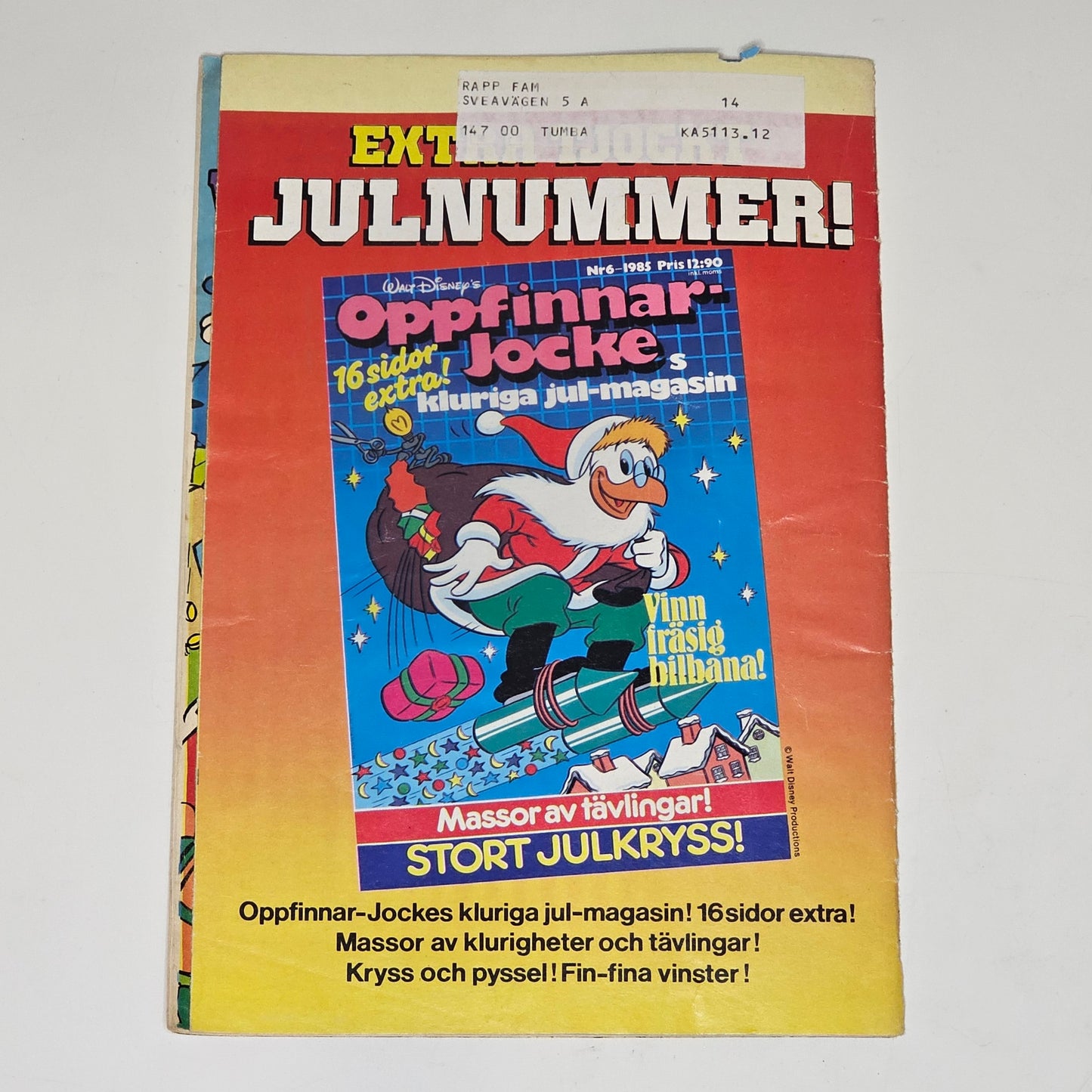 Kalle Anka & Co Nr 51 1985 #VG#