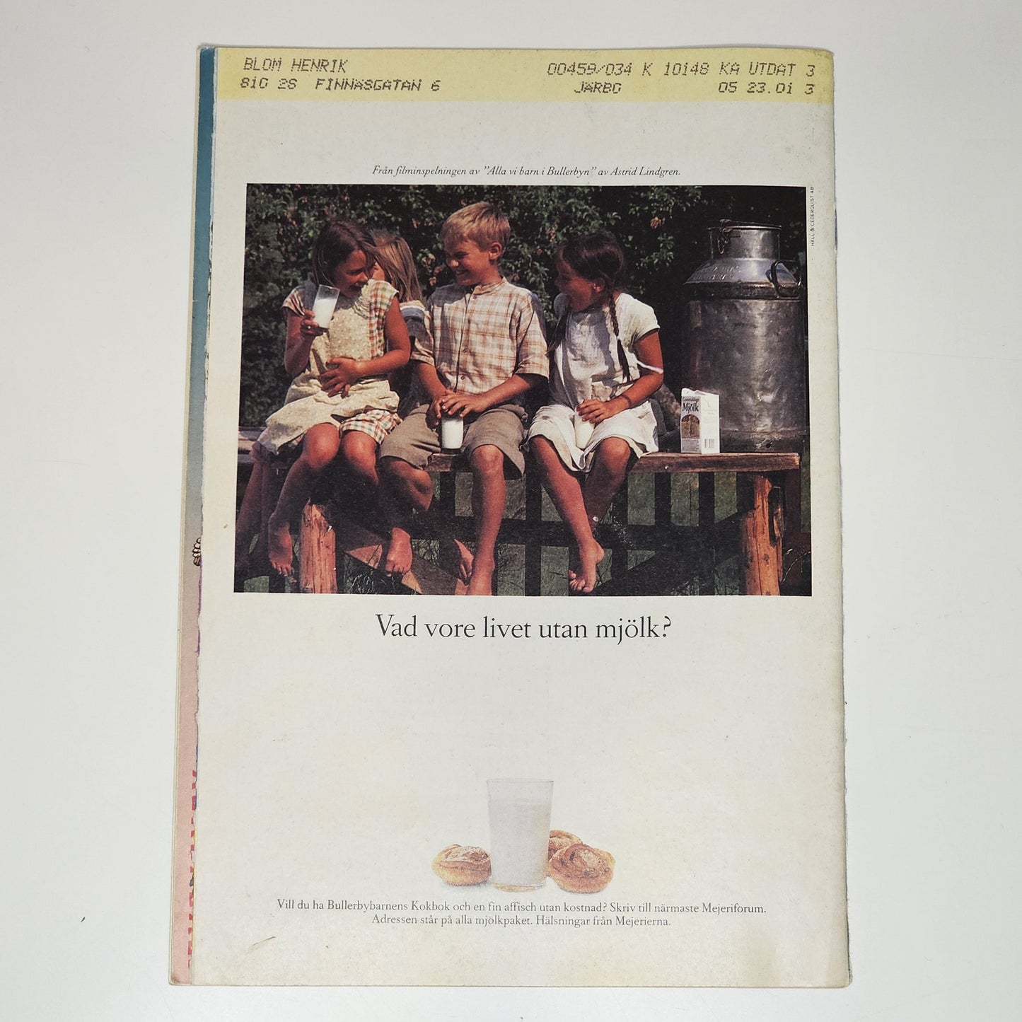 Kalle Anka & Co Nr 5 1987 #FN# + Bilaga (Frukosttävling)