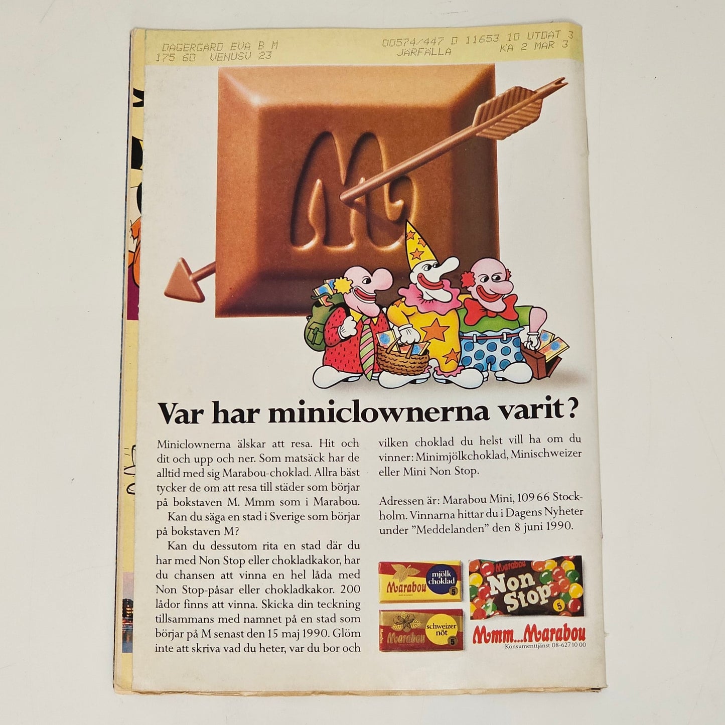 Kalle Anka & Co Nr 10 1990 #VG#