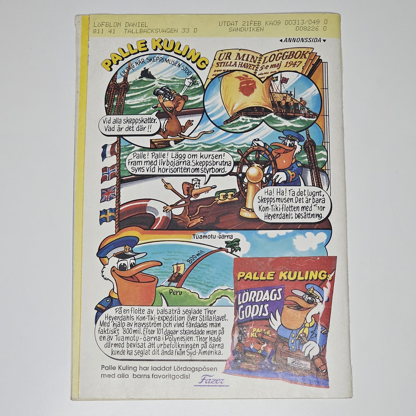 Kalle Anka & Co Nr 9 1992 #VG#